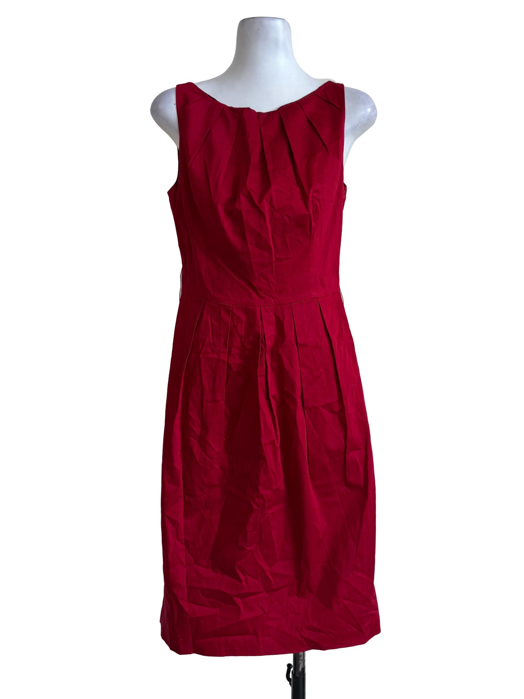 Cherry Red Shift Dress
