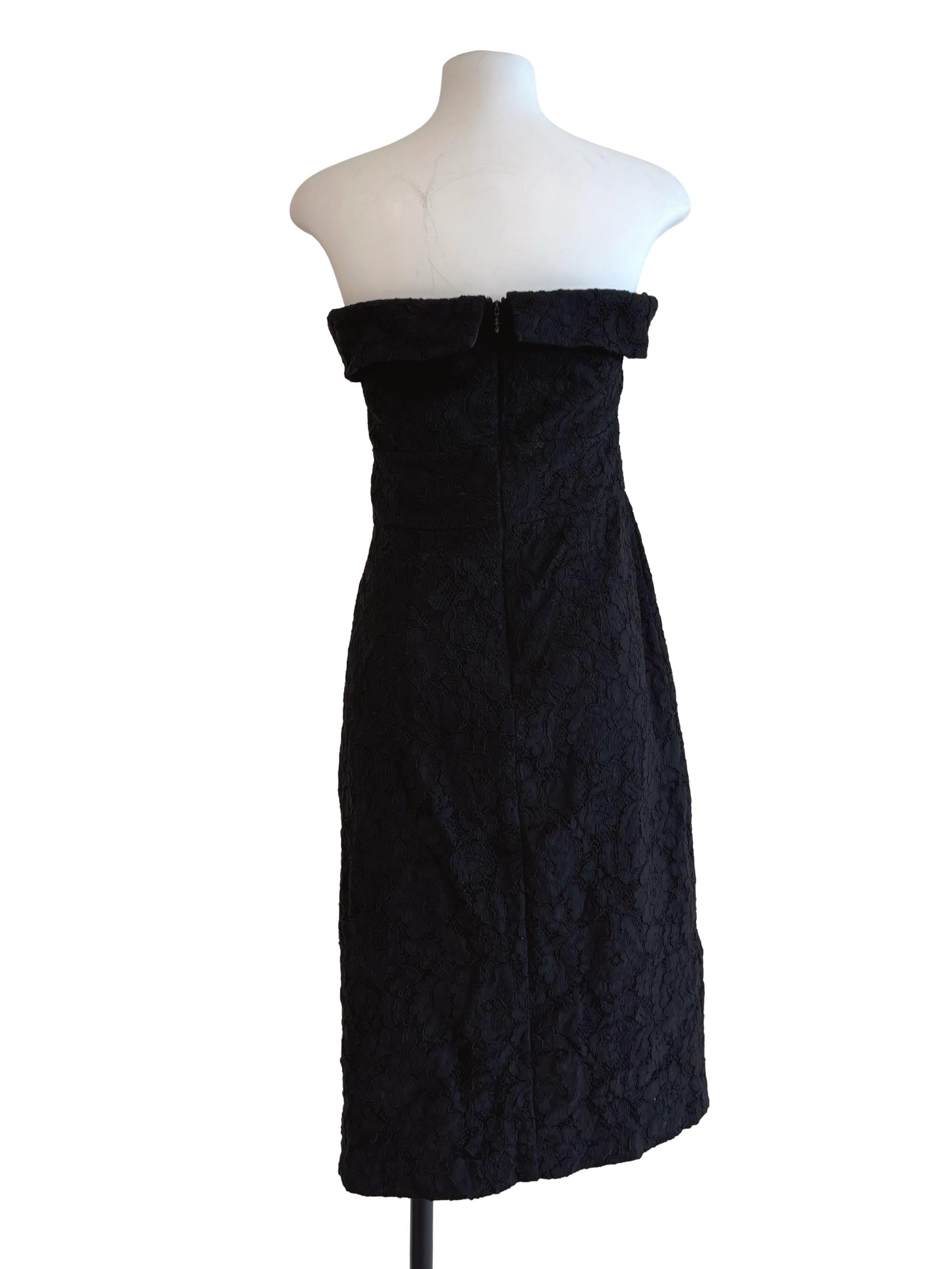 Ink Black Textured Off Shoulder Pencil Dress