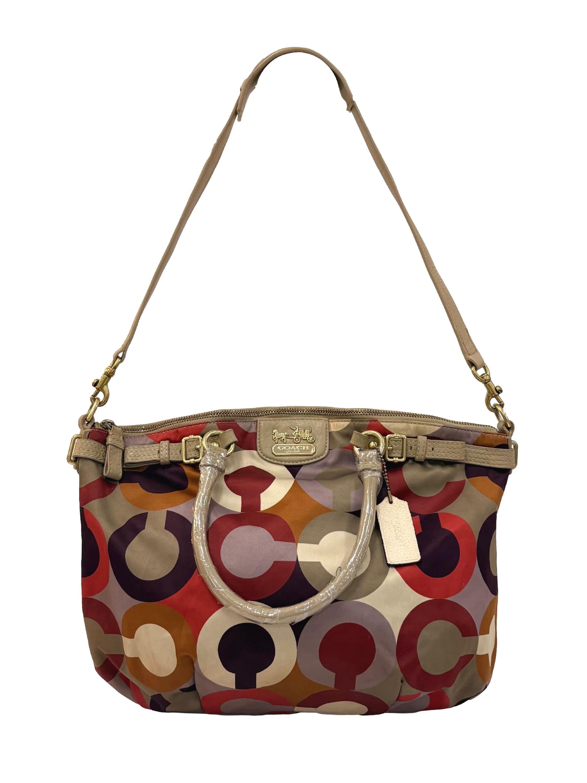 Purple Red Madison Op Art Sophia Stachel Bag