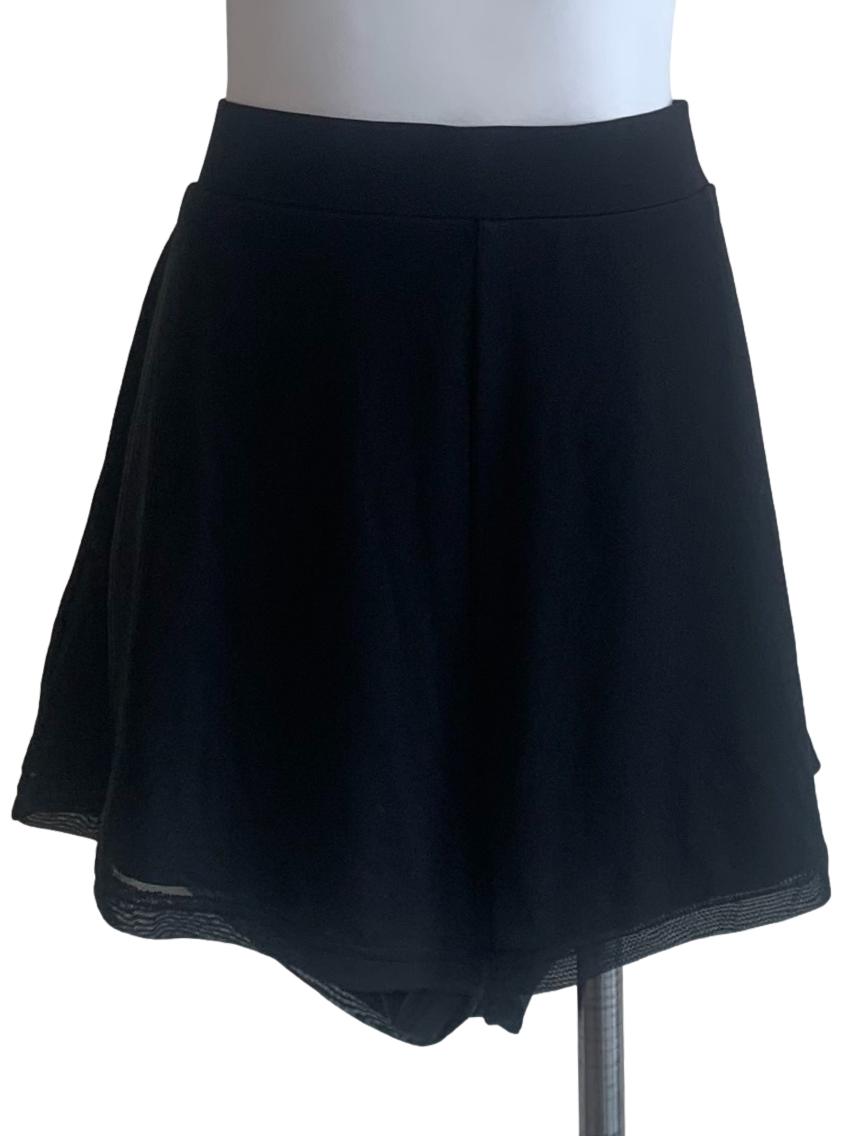 Black Layered Shorts