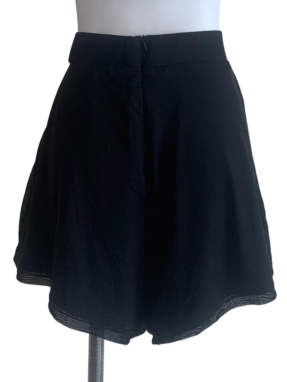 Black Layered Shorts