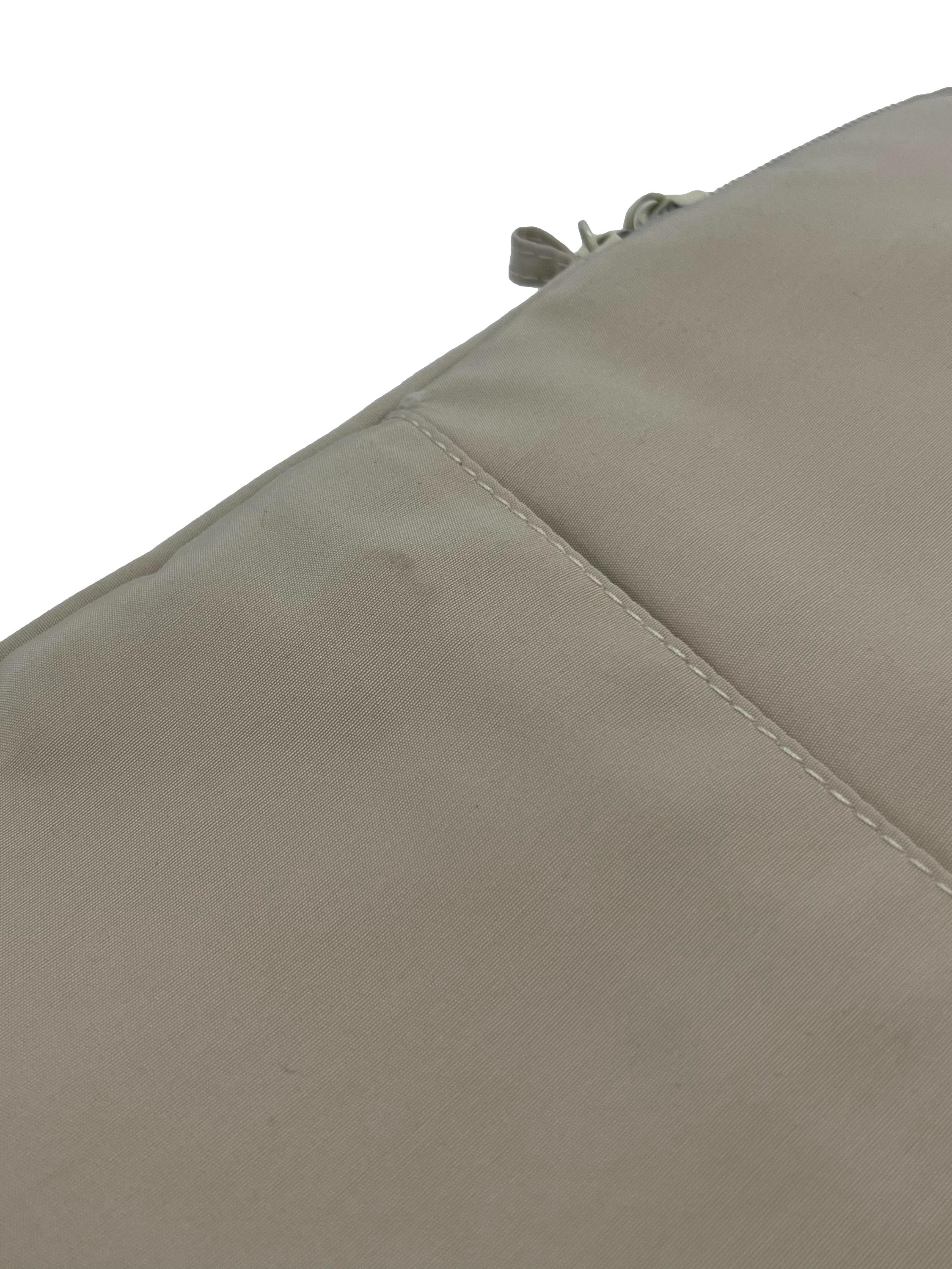 Cream Utility Laptop Bag