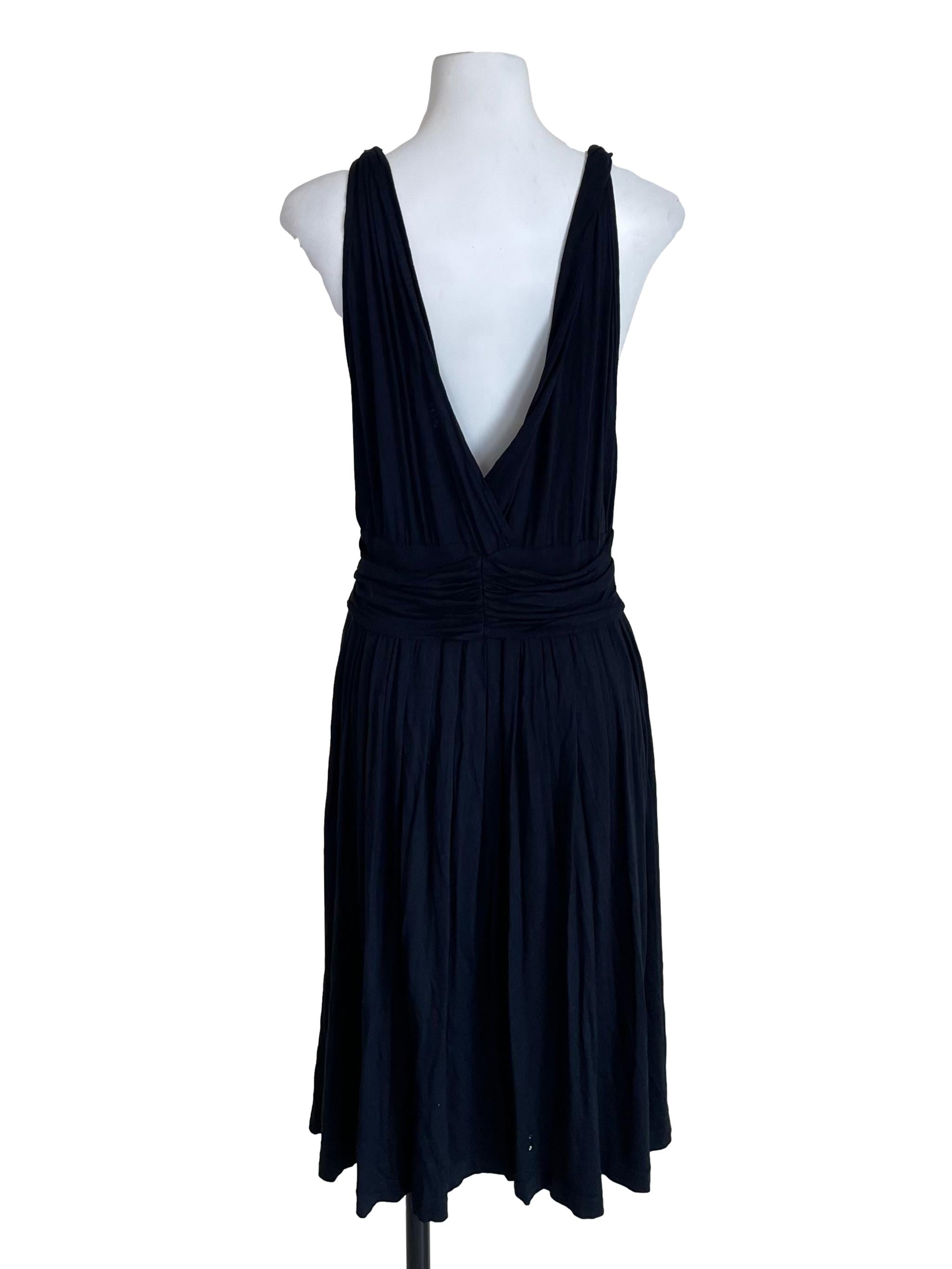 Deep Navy Twist Straps Sundress