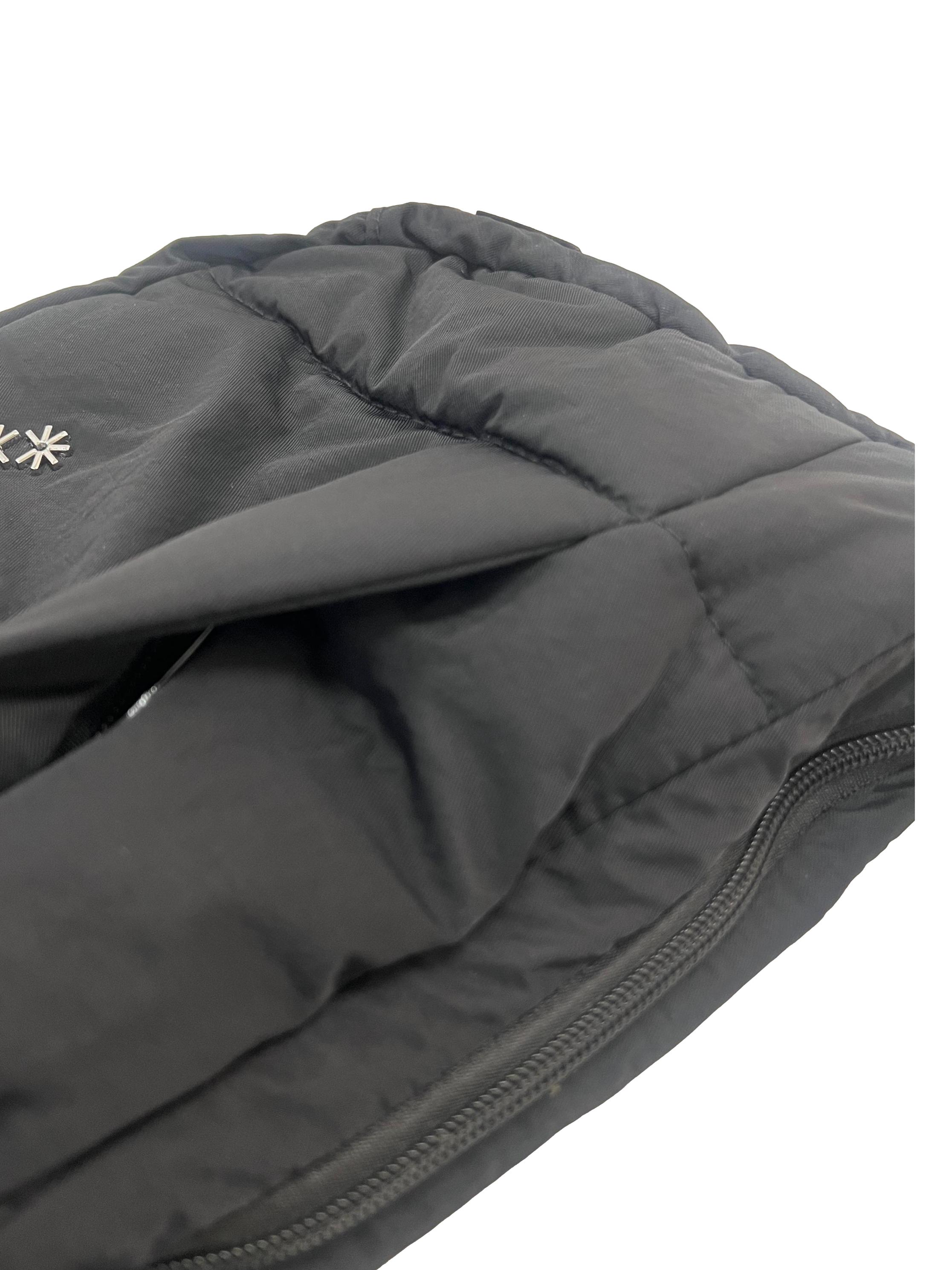 Black Puffer Sling Bag