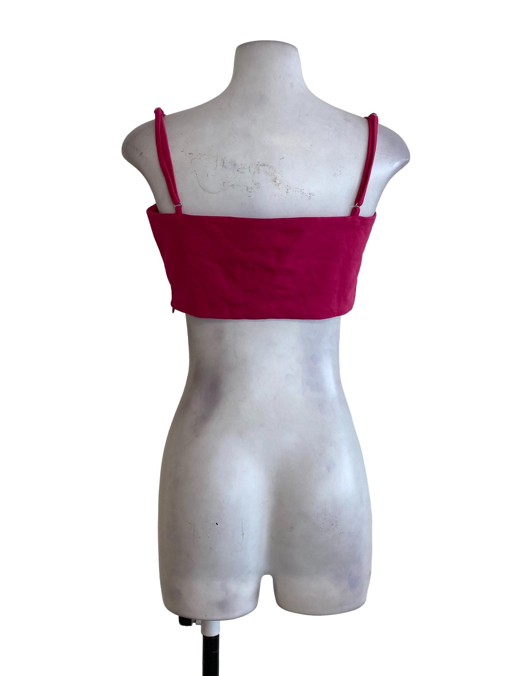 Hot Pink Crop Top