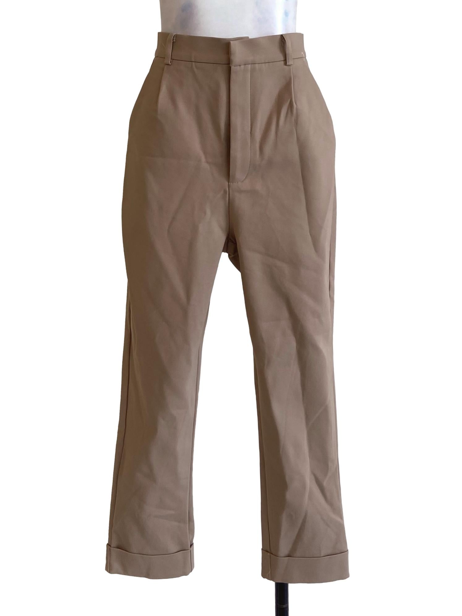 Latte Nude Pegged Pants LB