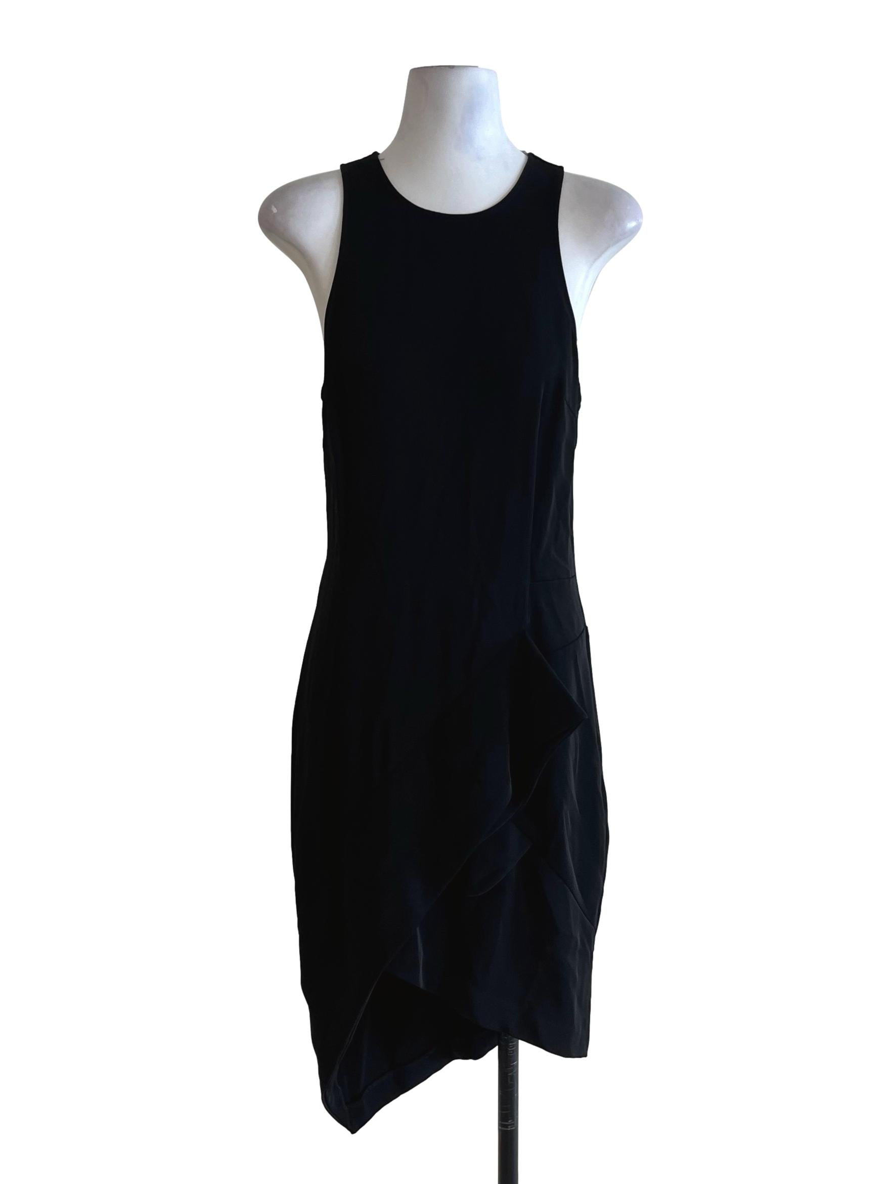 Black Jewel Neckline Sheath Dress