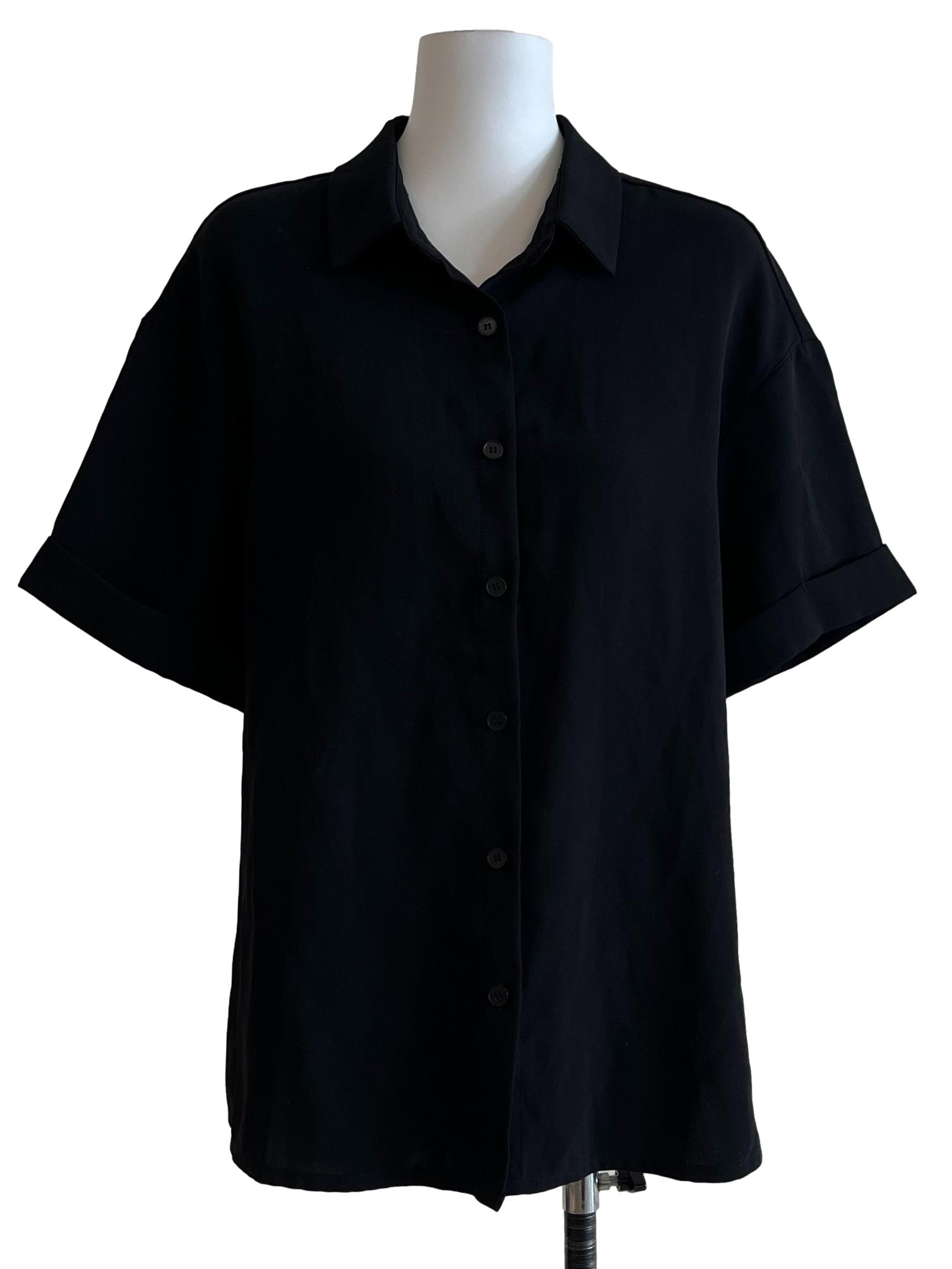 Pitch Black Casual Shirt