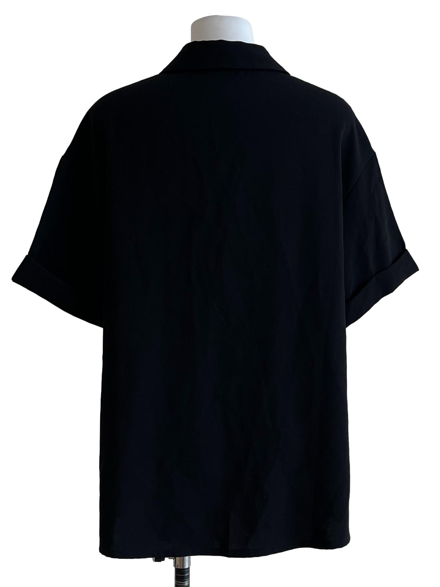 Pitch Black Casual Shirt