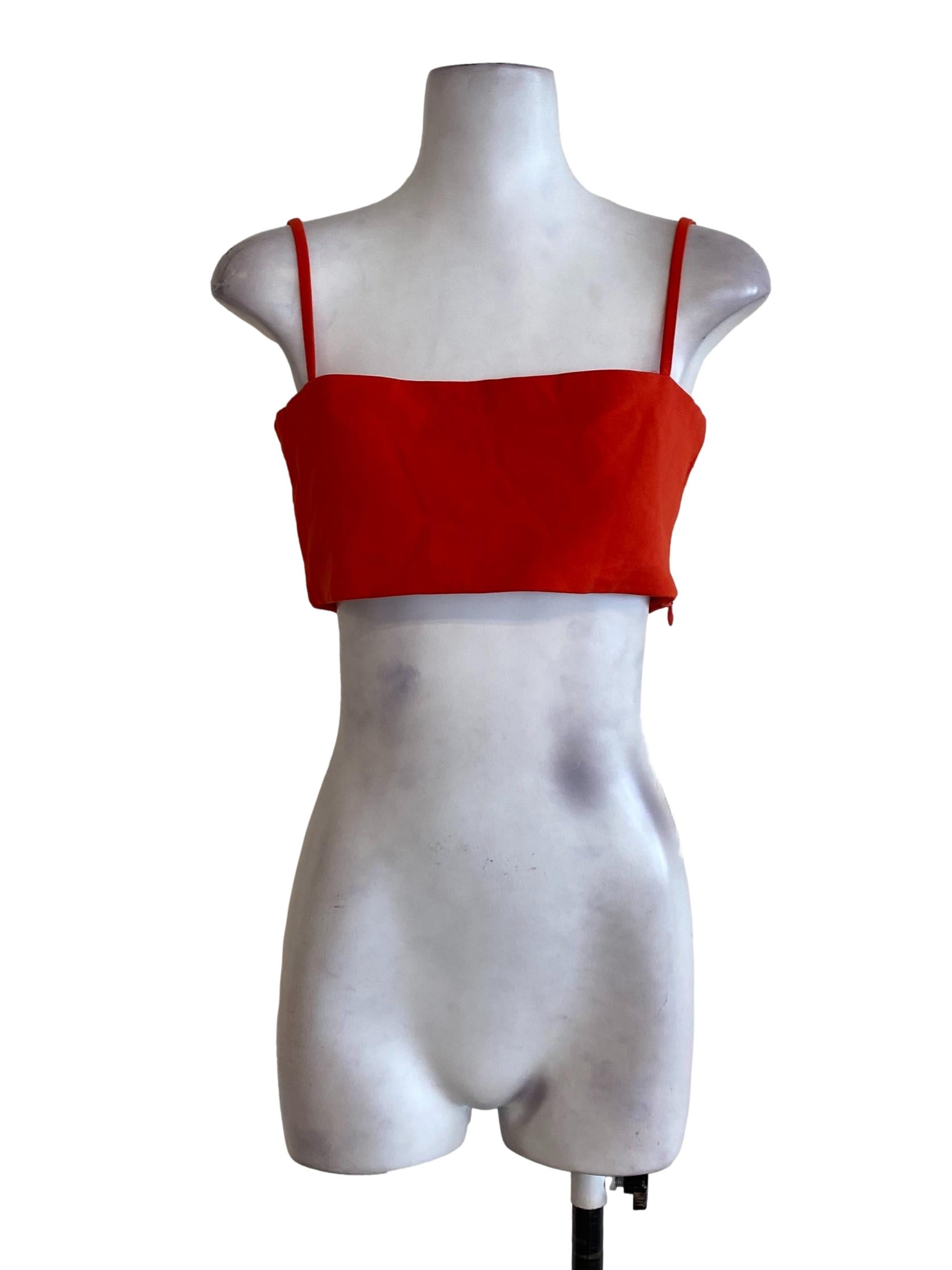 Orange Crop Top