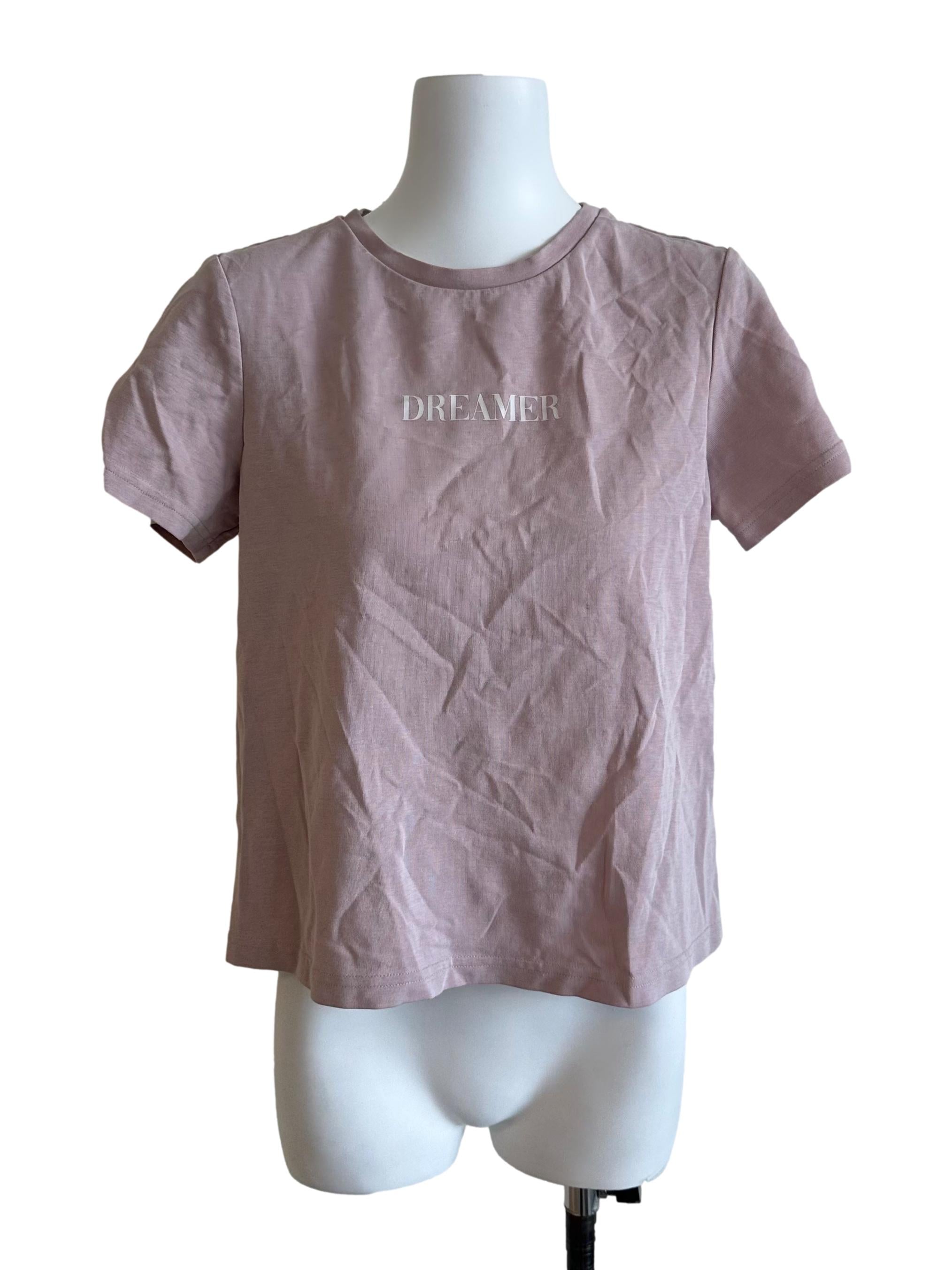Dusty Pink Wording Graphic Tee