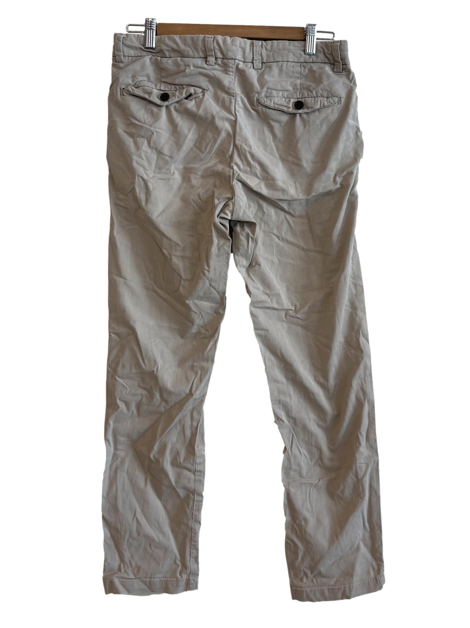 Tan Slim Fit Pants