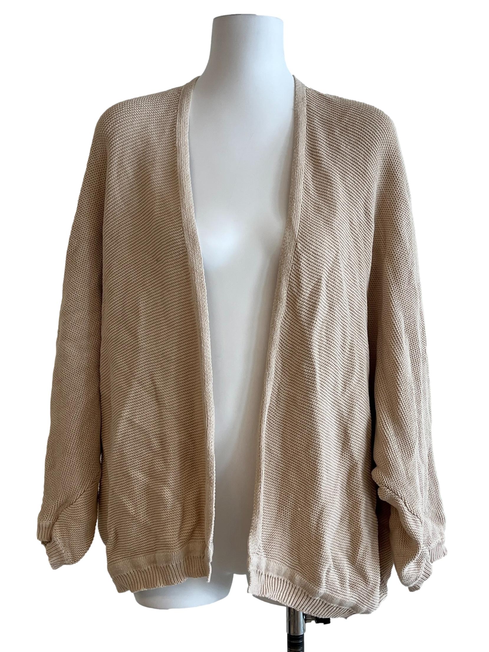 Blonde Yellow Knit Cardigan