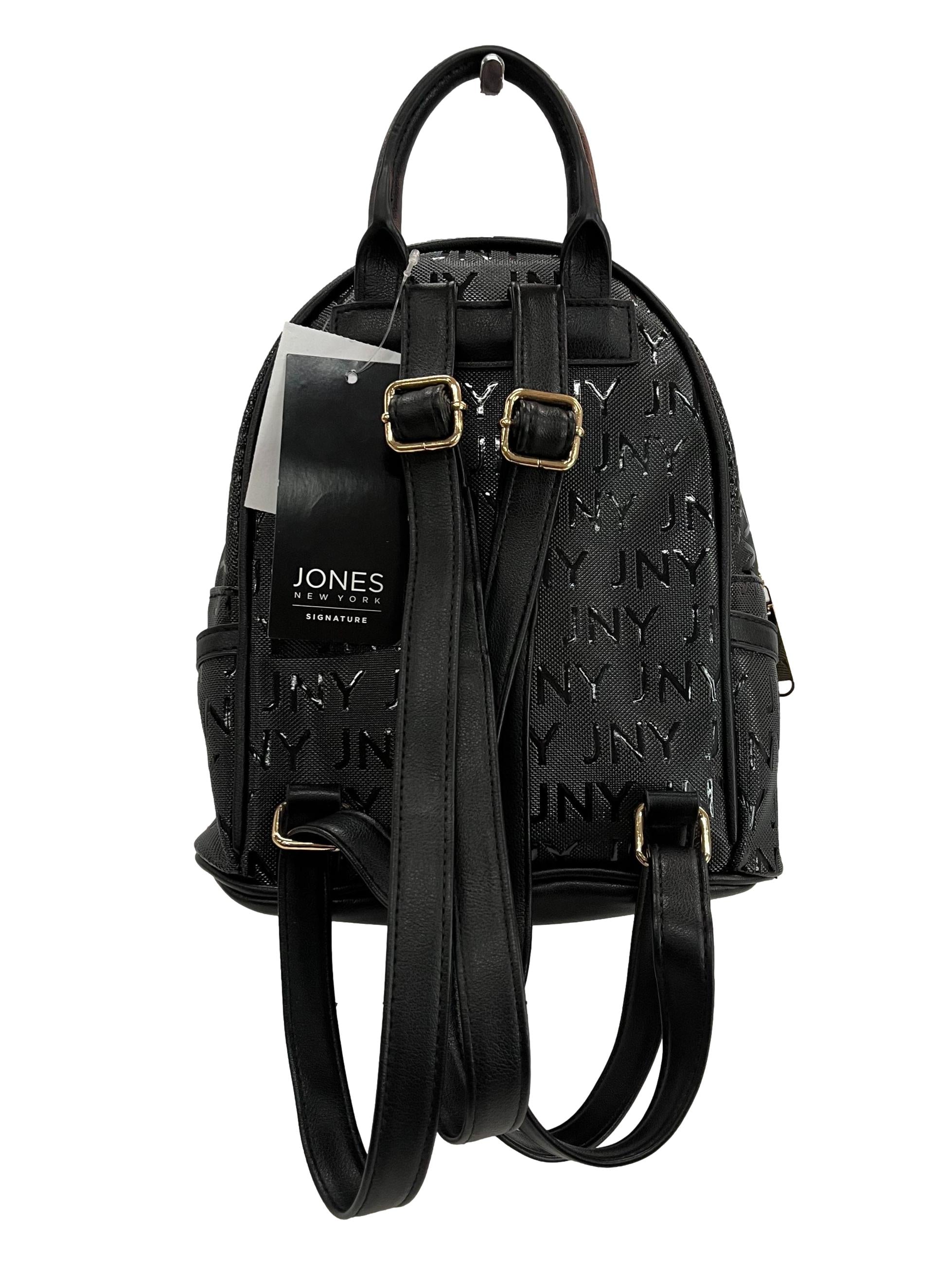 Black Mini Logo Backpack