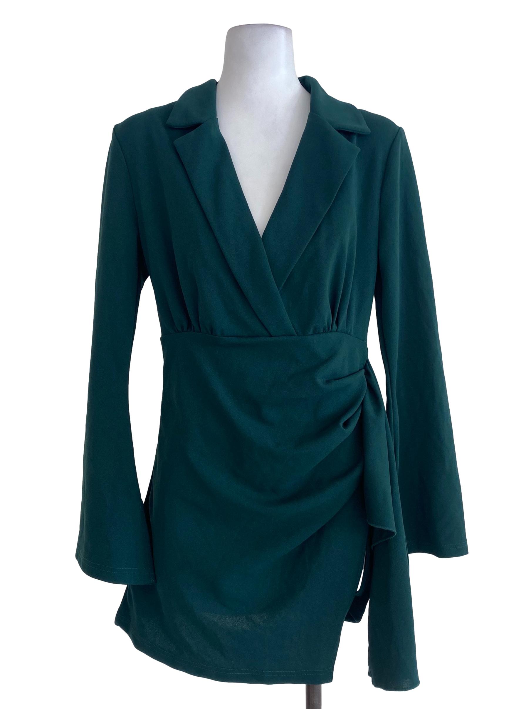 Green Wrap Dress