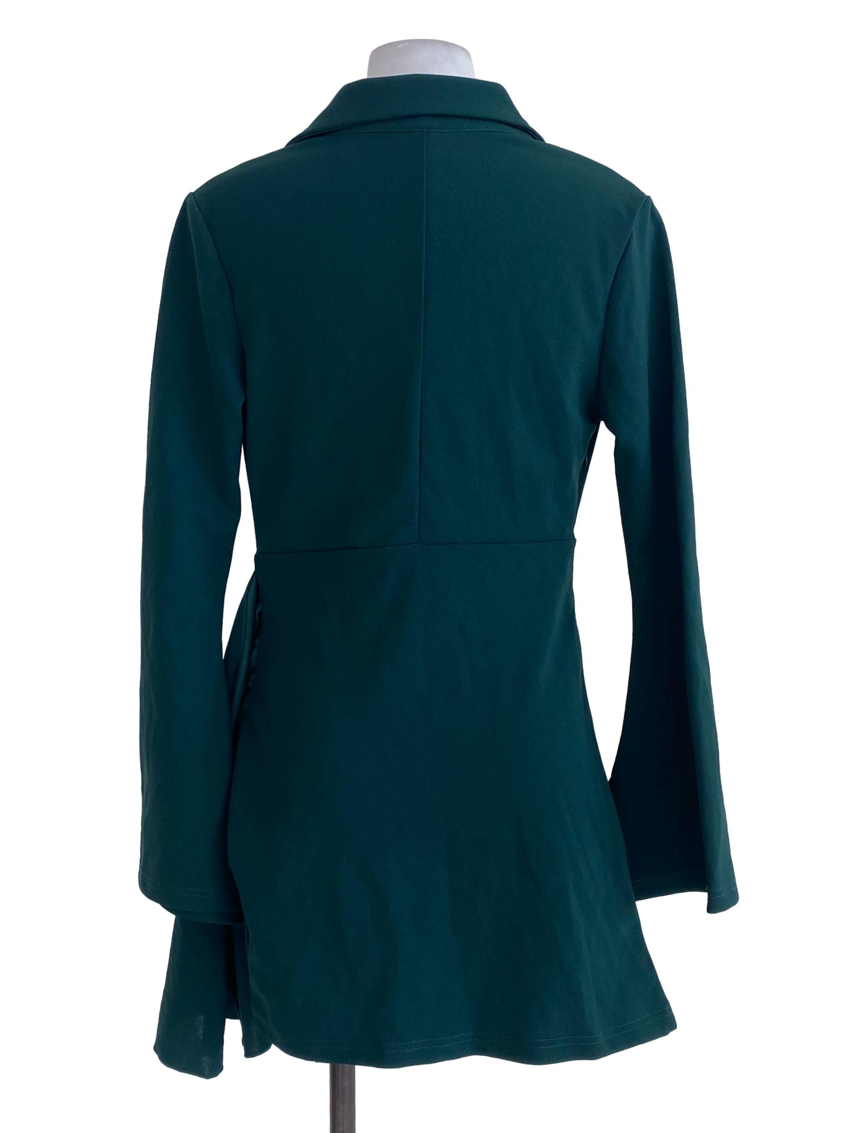 Green Wrap Dress