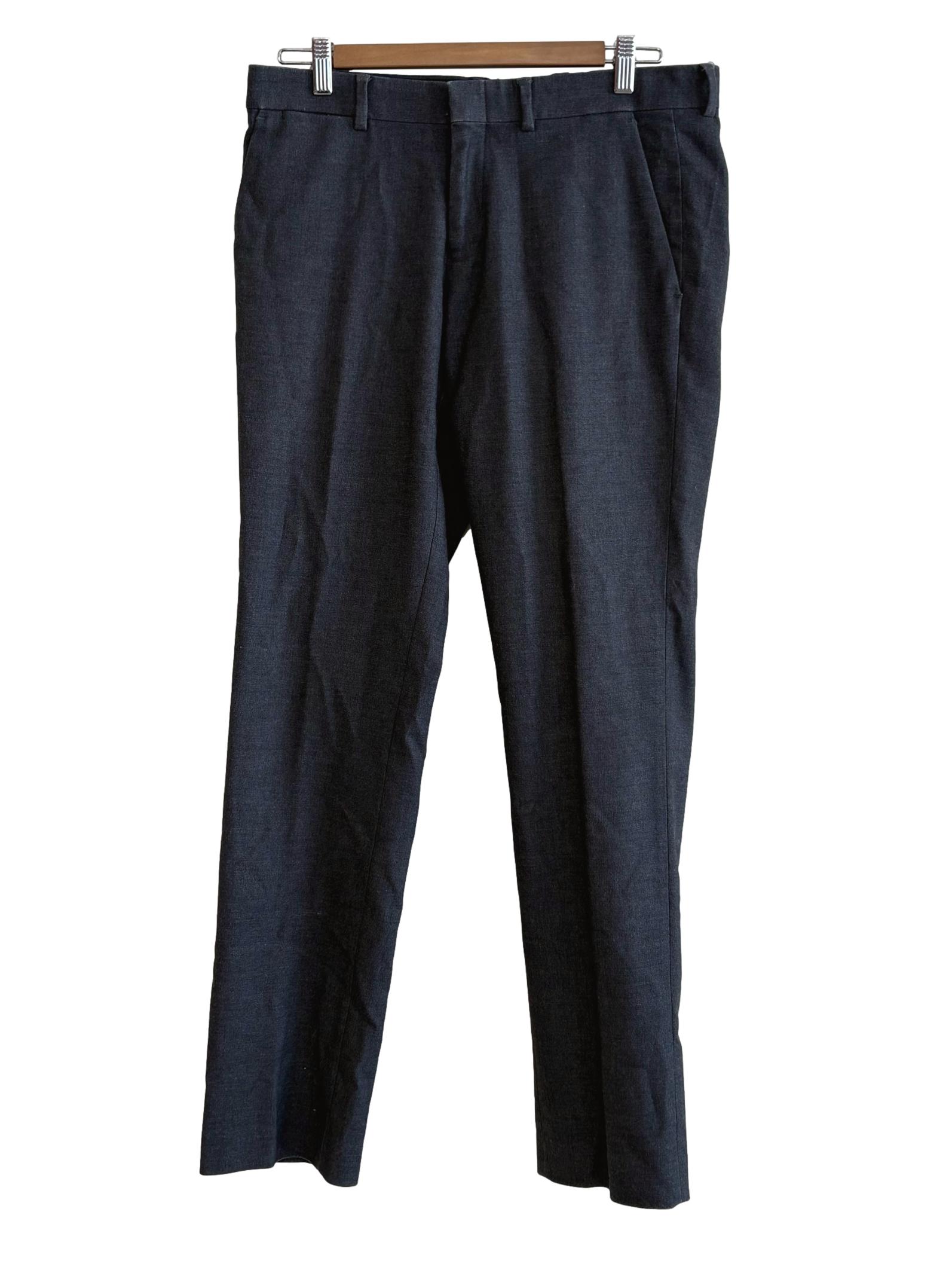 Ash Grey Pegged Dress Pants