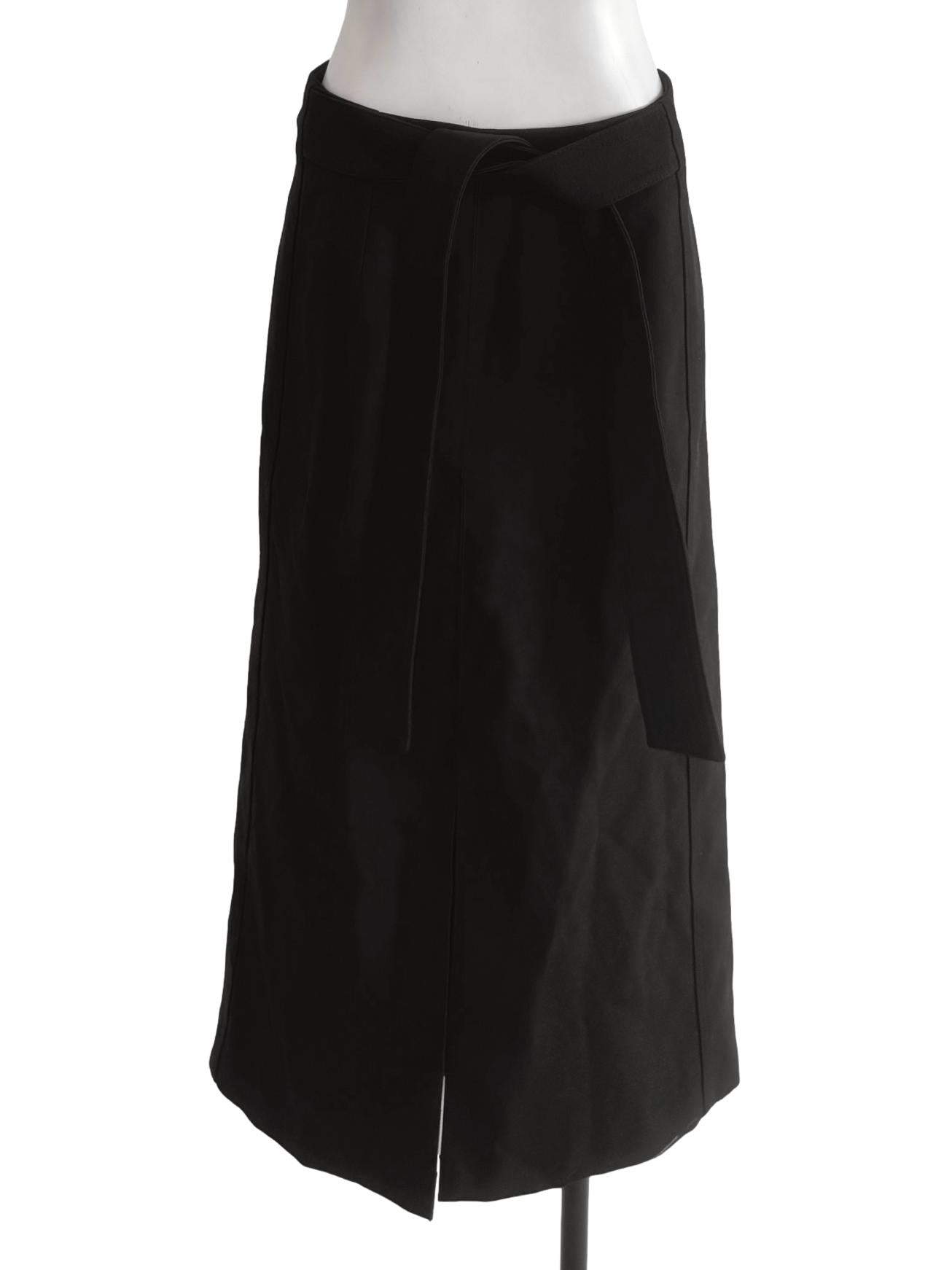 Black Slit Skirts