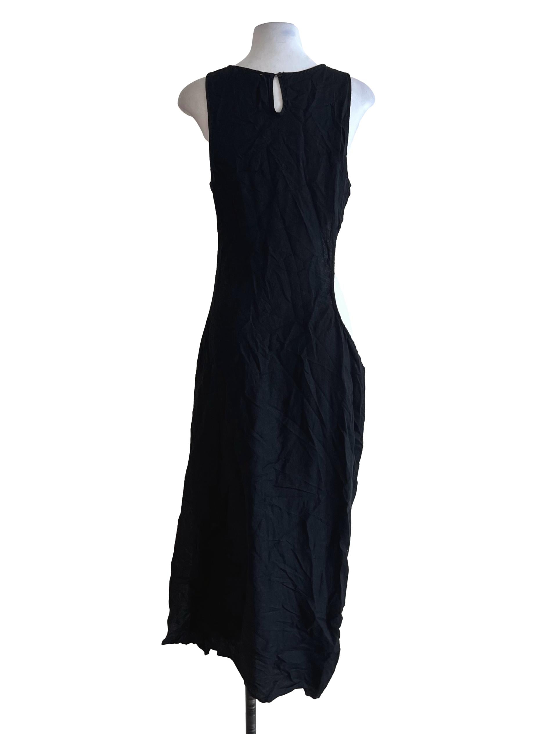 Black Jewel Neckline Sheath Dress