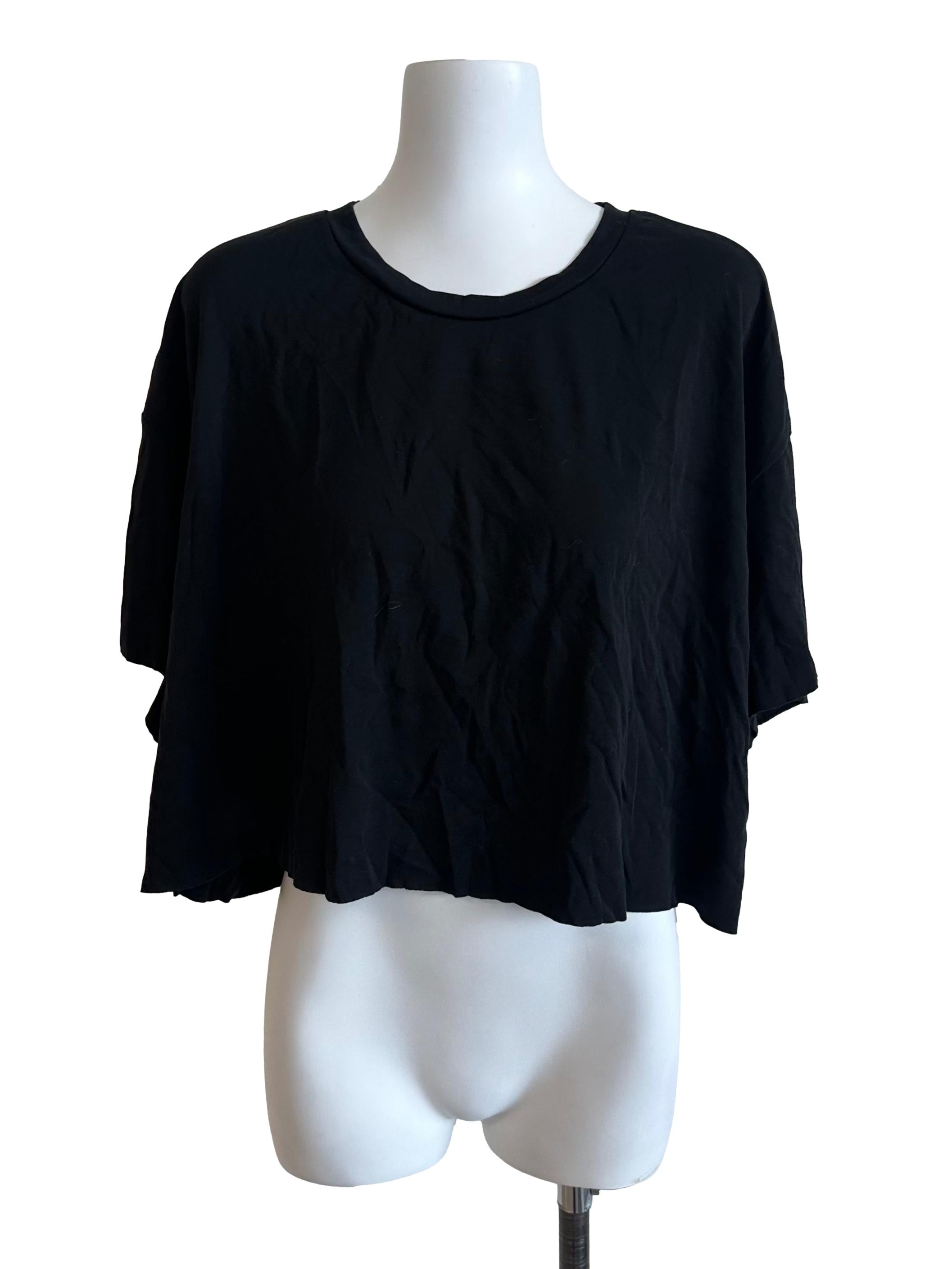 Charcoal Black Baggy Tee