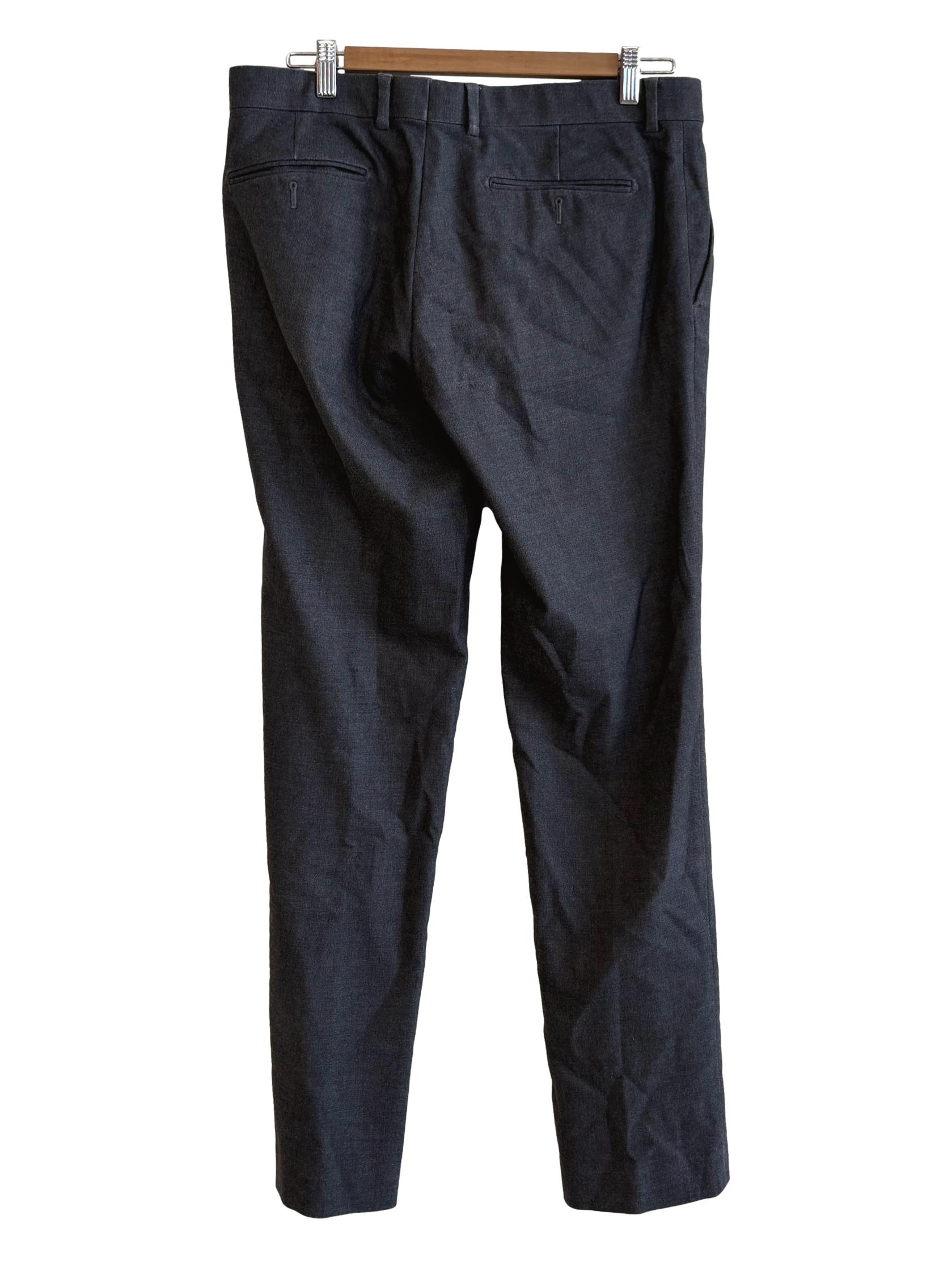 Ash Grey Pegged Dress Pants