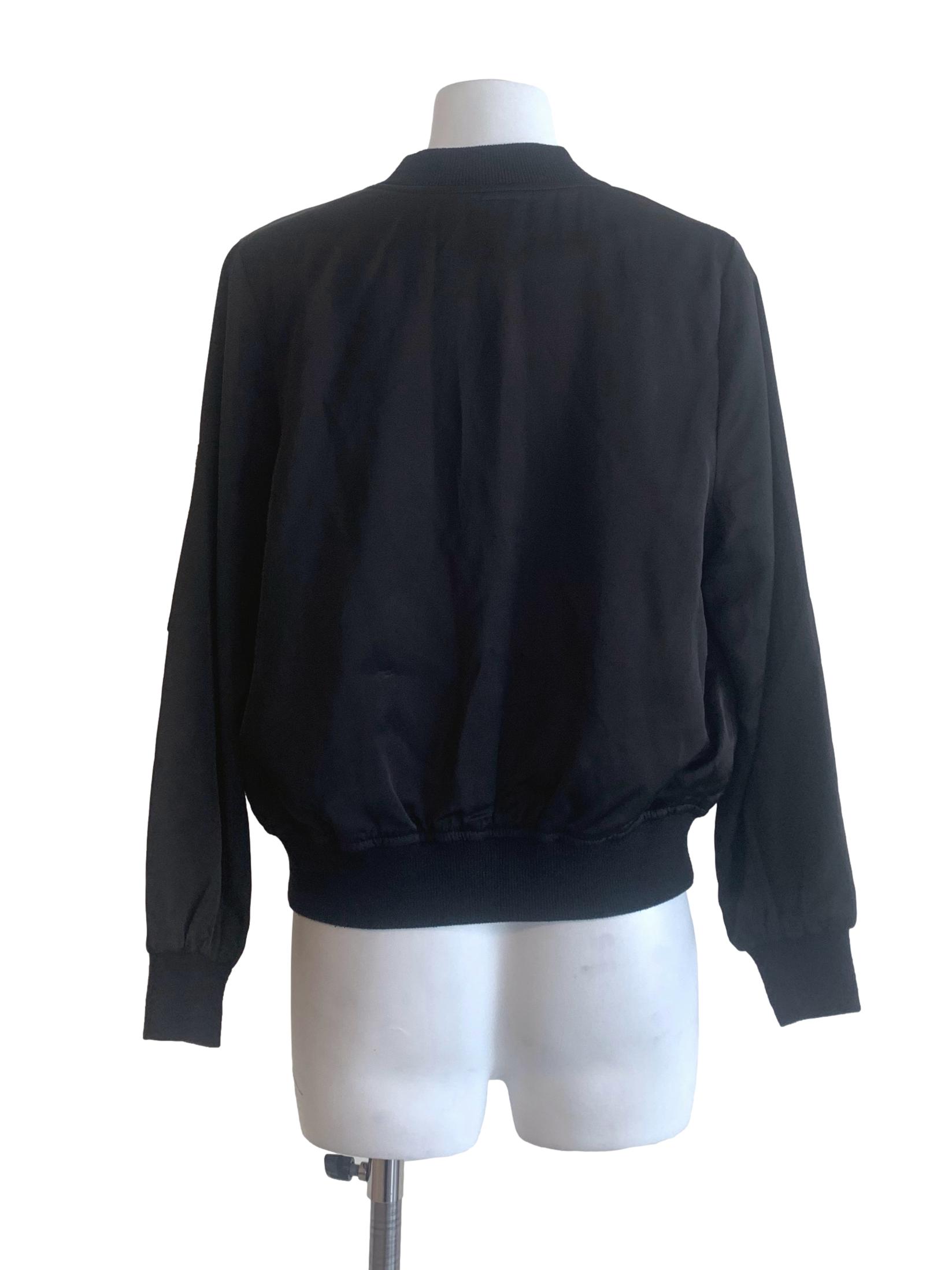 Black Zip Windbreaker TTR