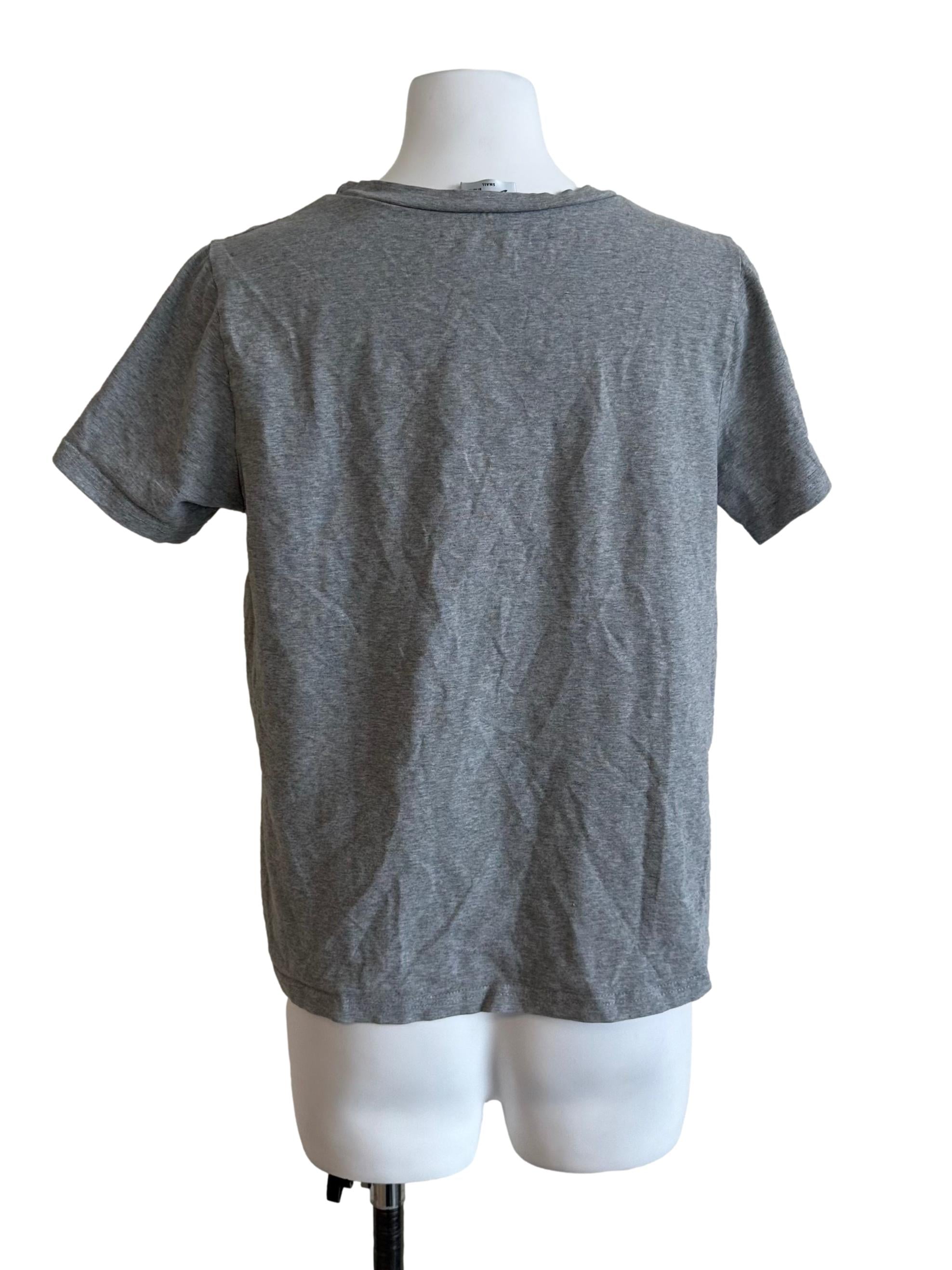 Cloud Grey Wording Graphic Tee
