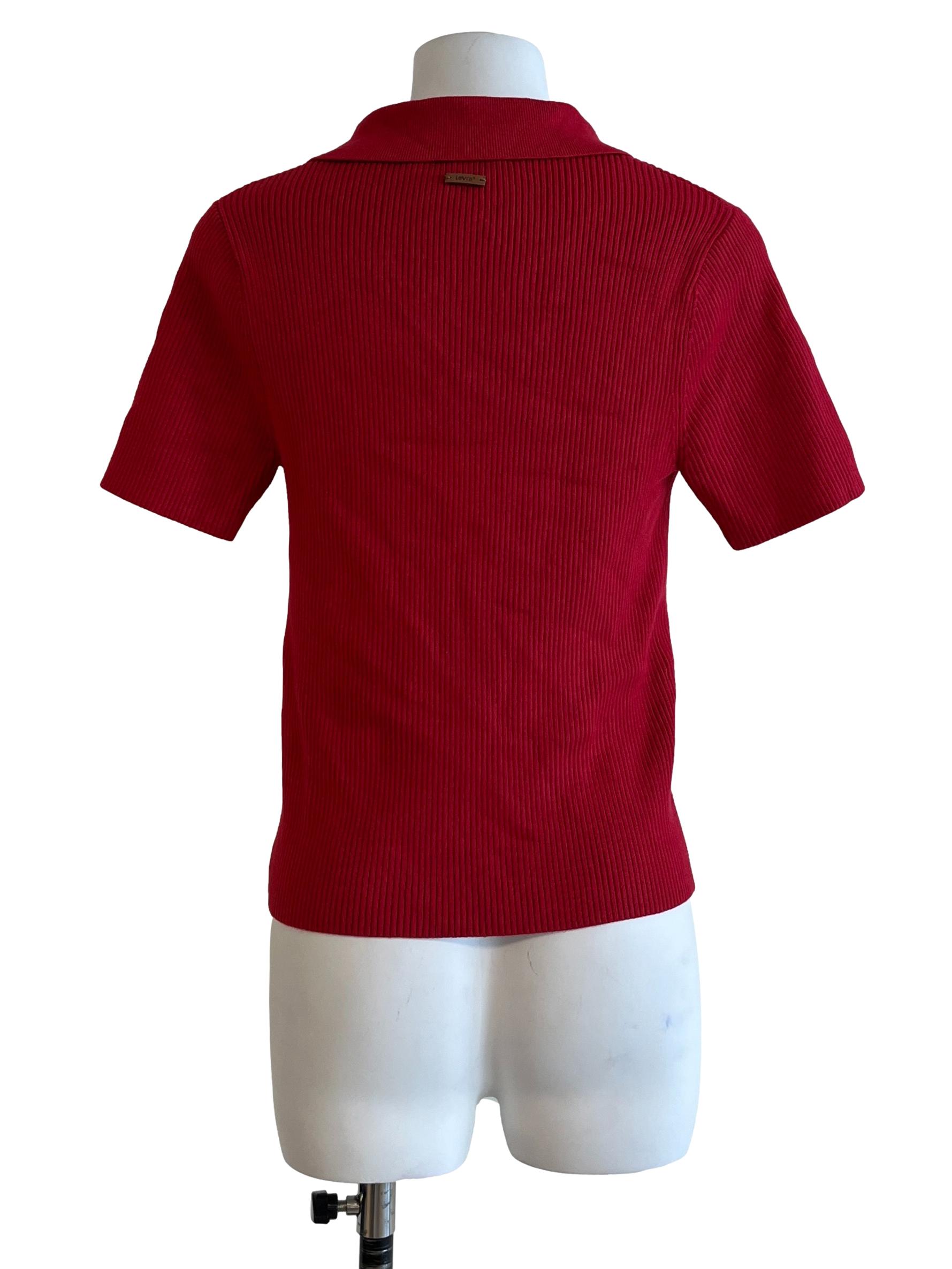 Candy Red Knit Shirt
