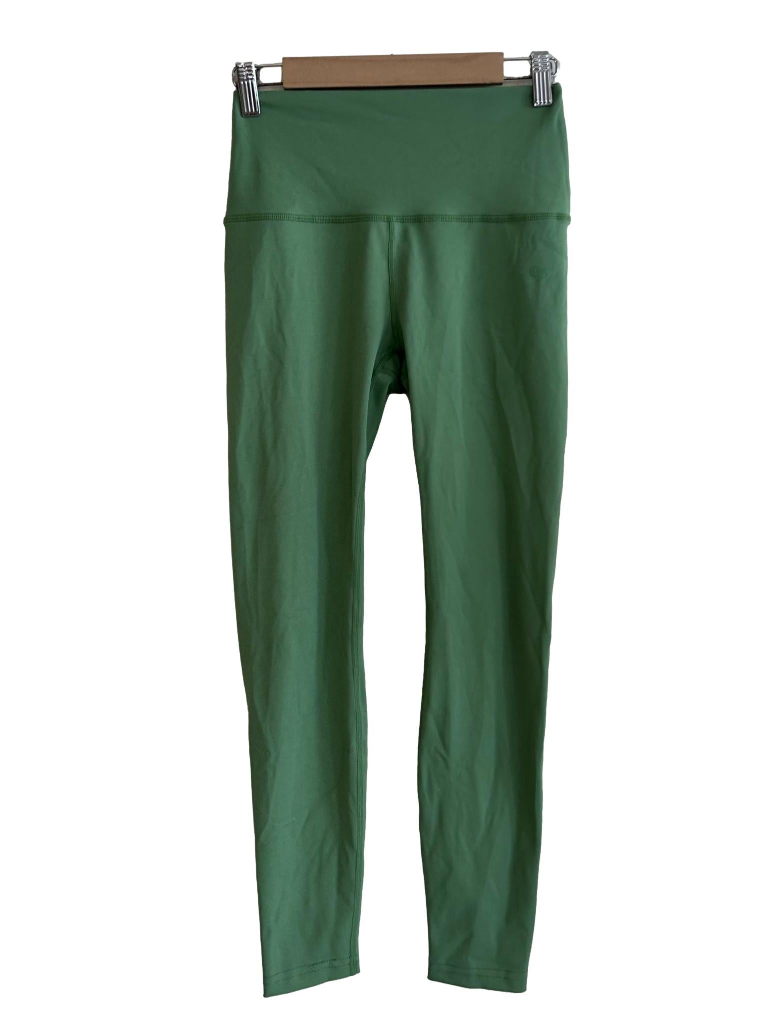 Green Yoga Tights