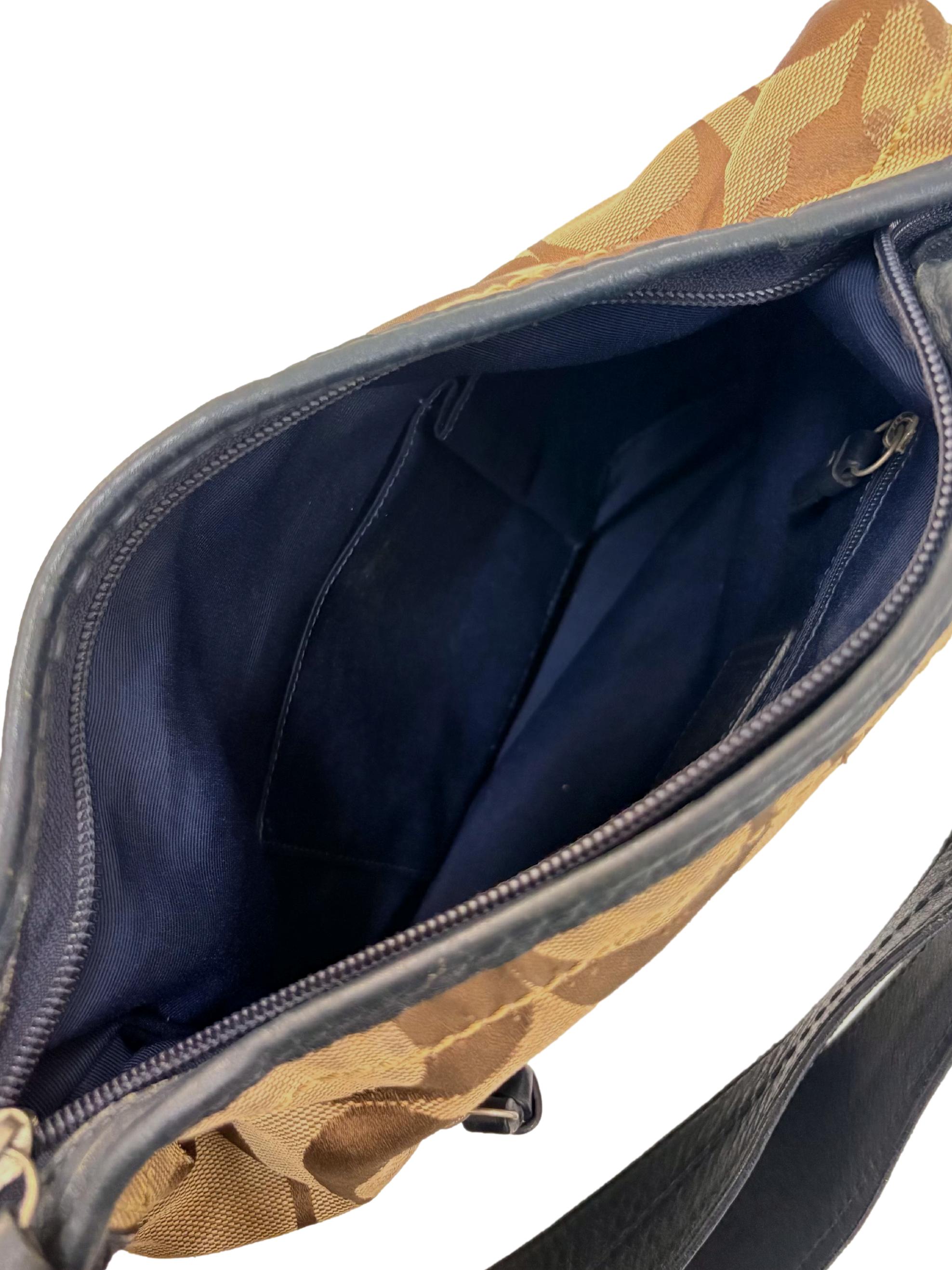Brown And Navy Signature Rugby Duffle Bag