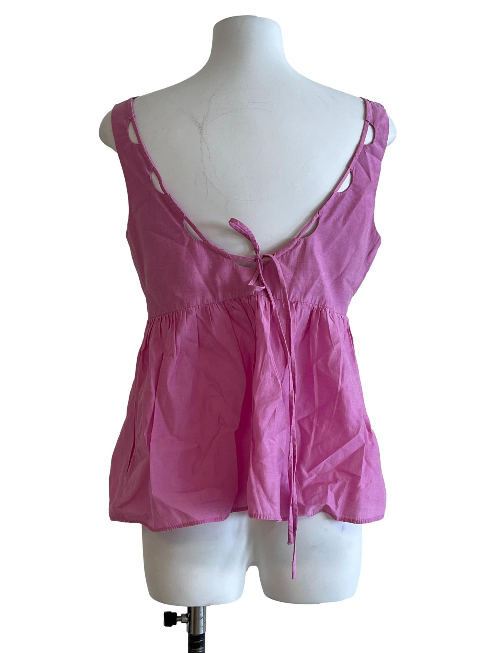 Bubblegum Pink Sleeveless Top