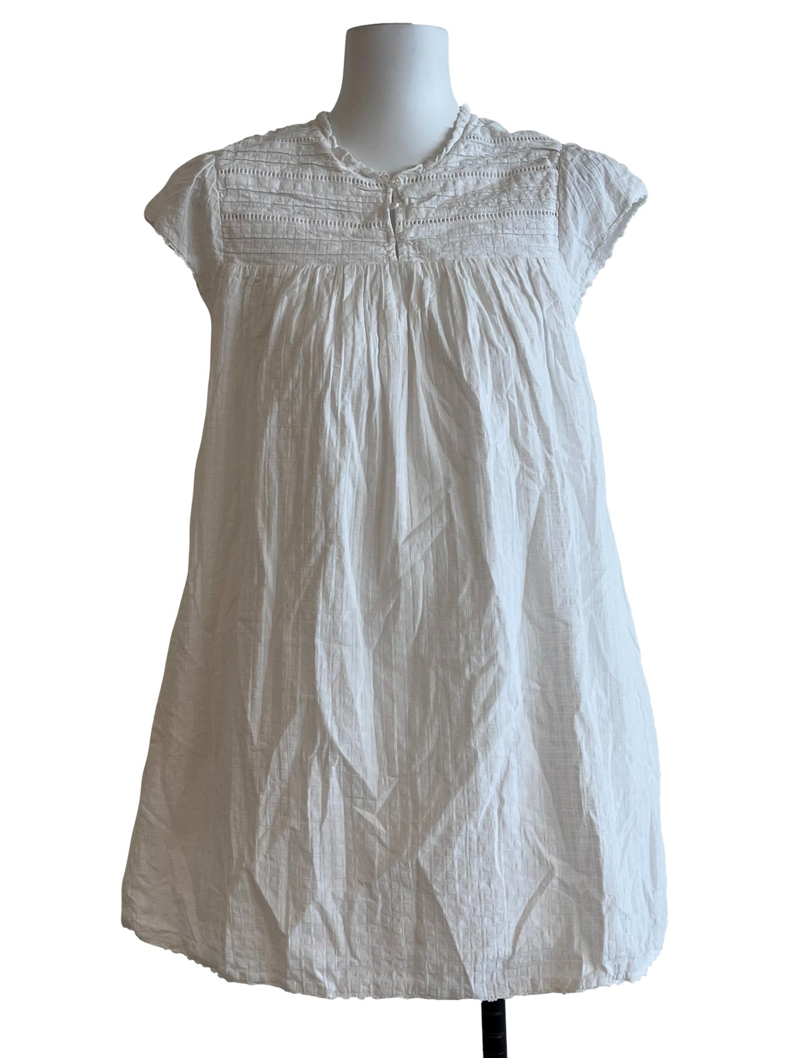 Off-White Sleeveless Dress