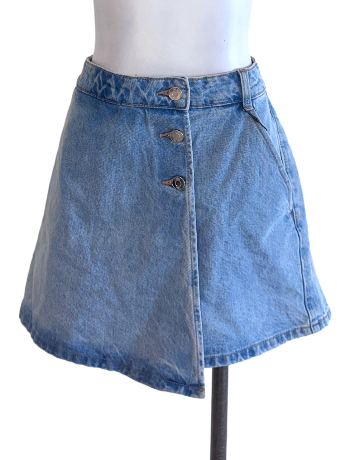 Blue Denim Skorts