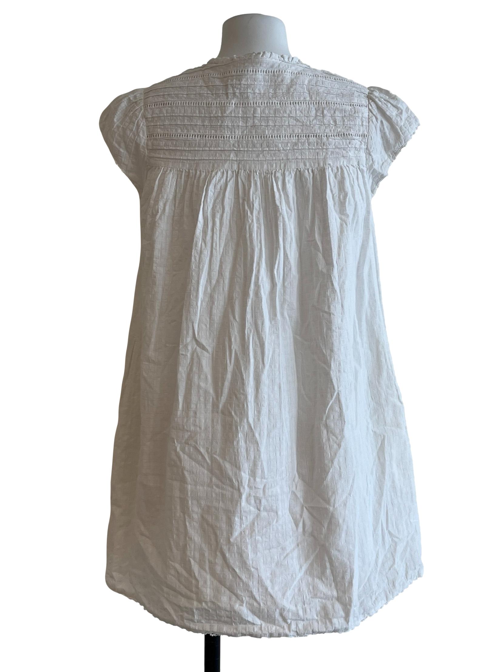 Off-White Sleeveless Dress