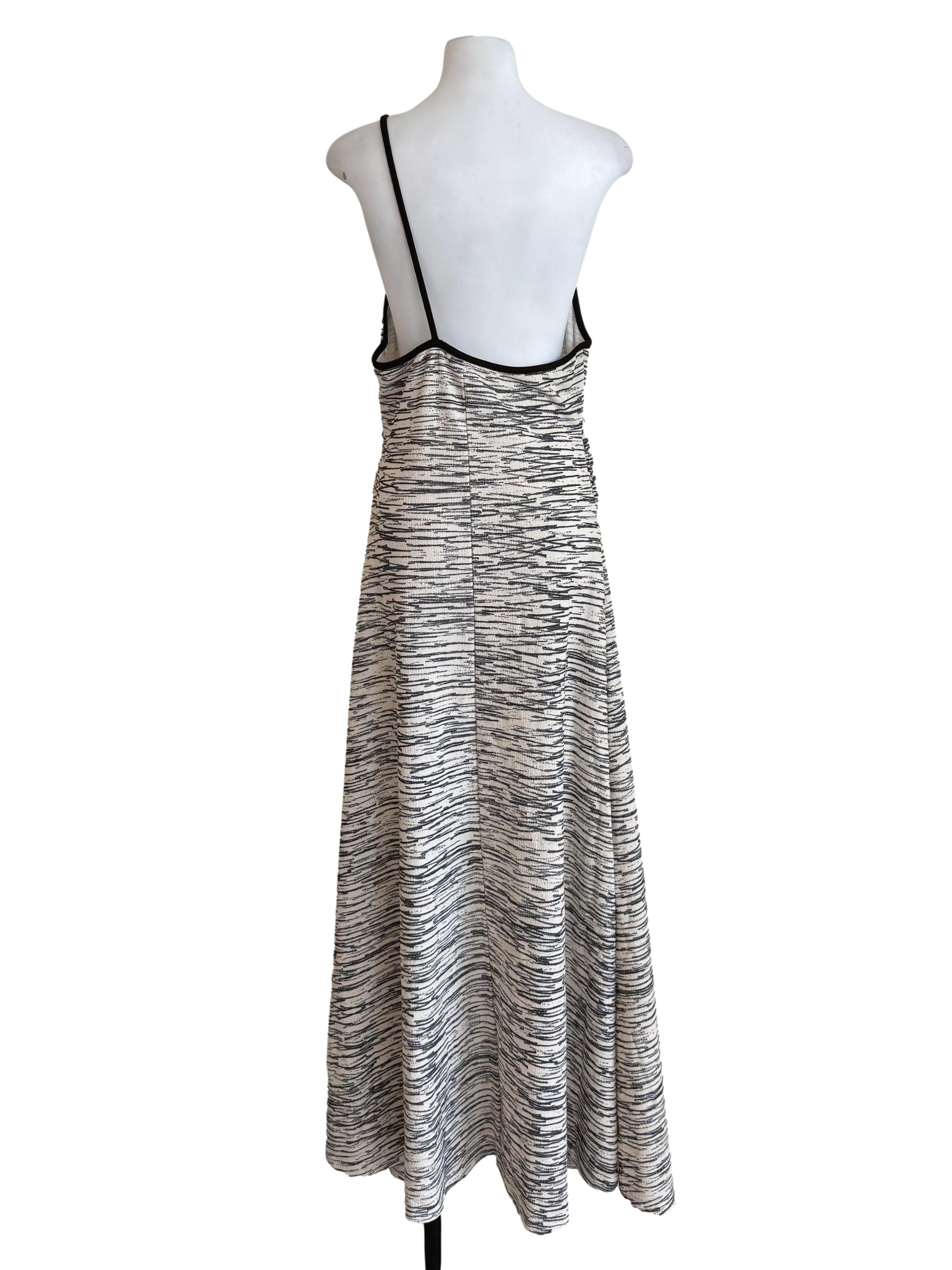 Parchment Slit Waist Print Dress