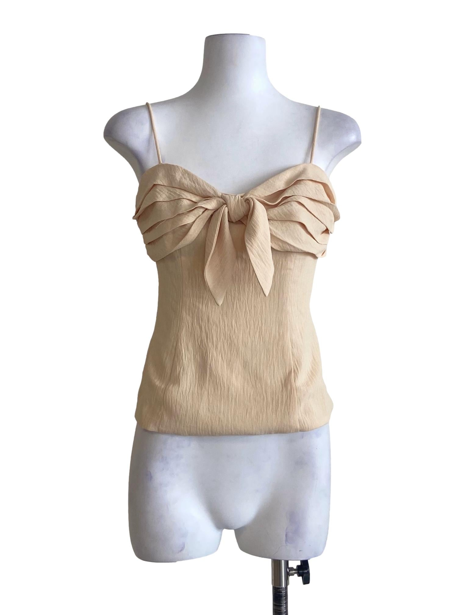 Banana Yellow Spaghetti Strap Top LB
