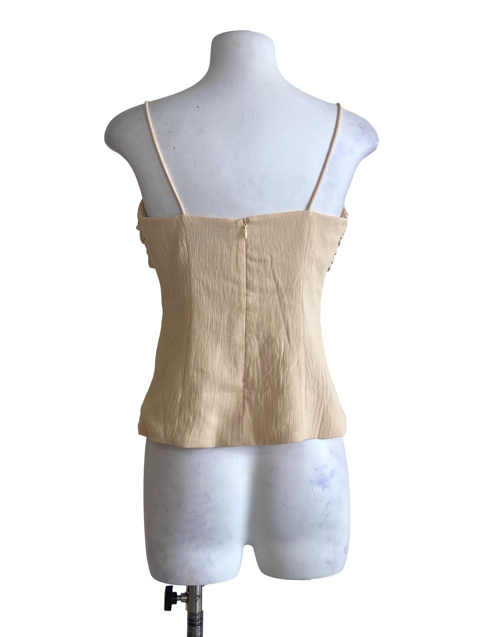 Banana Yellow Spaghetti Strap Top LB