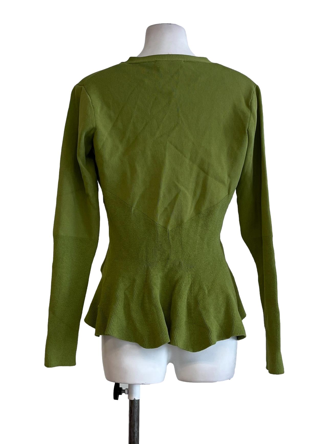 Pear Green Slim Cardigan