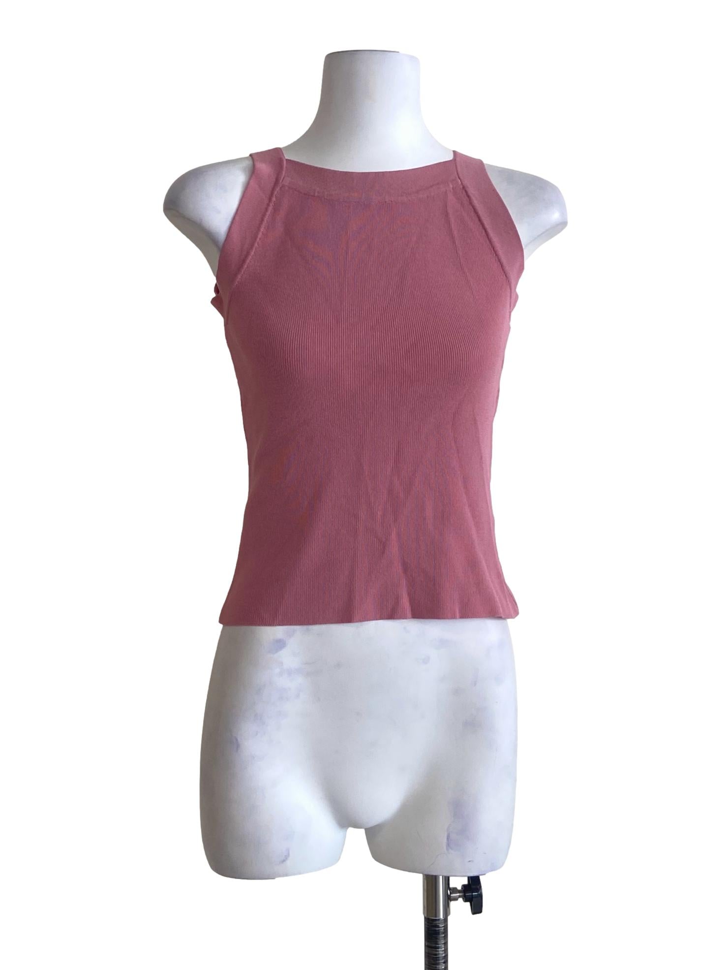 Watermelon Pink Sleeveless Top LB