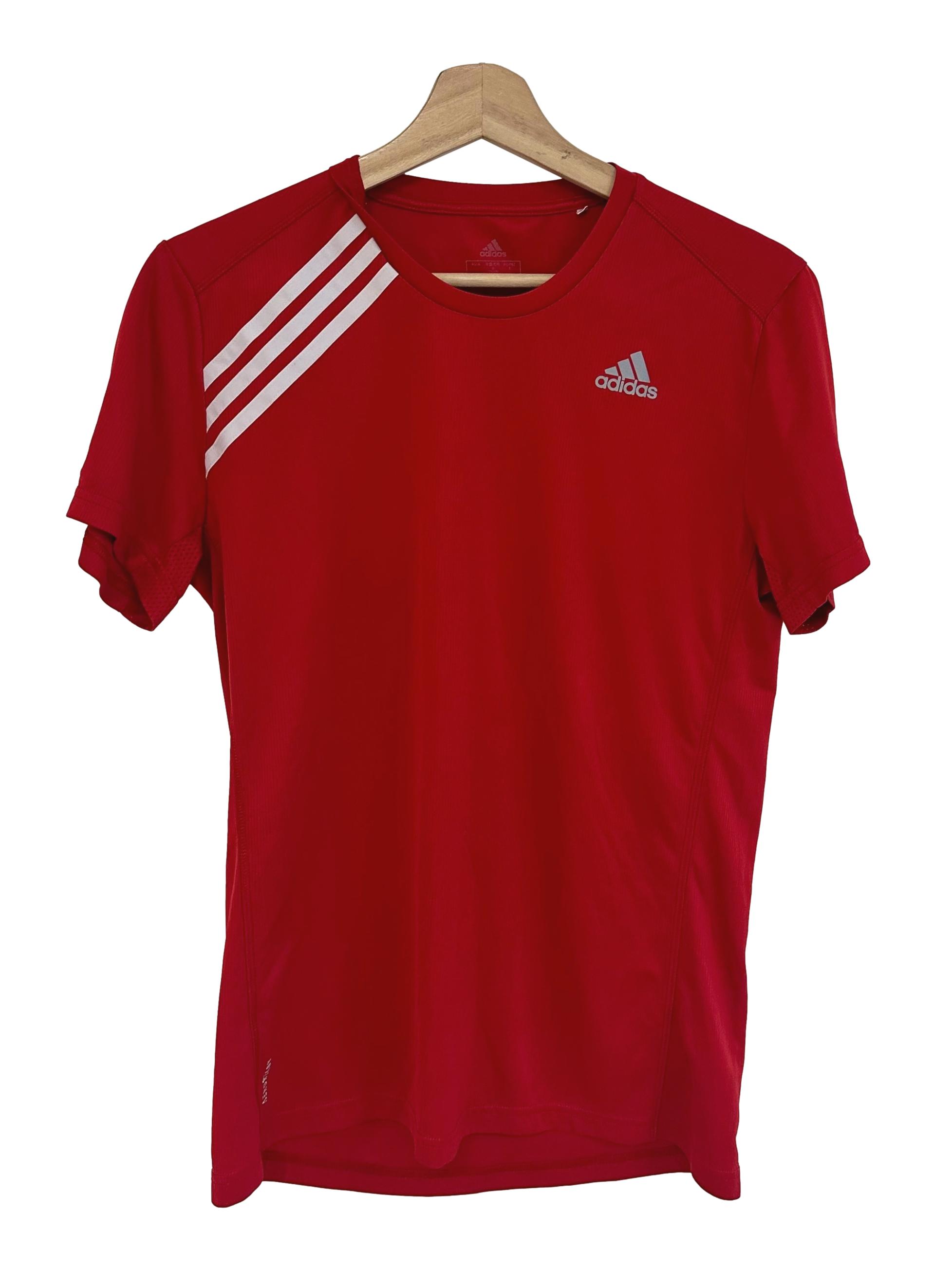 Scarlet Red Line Logo Tee Top