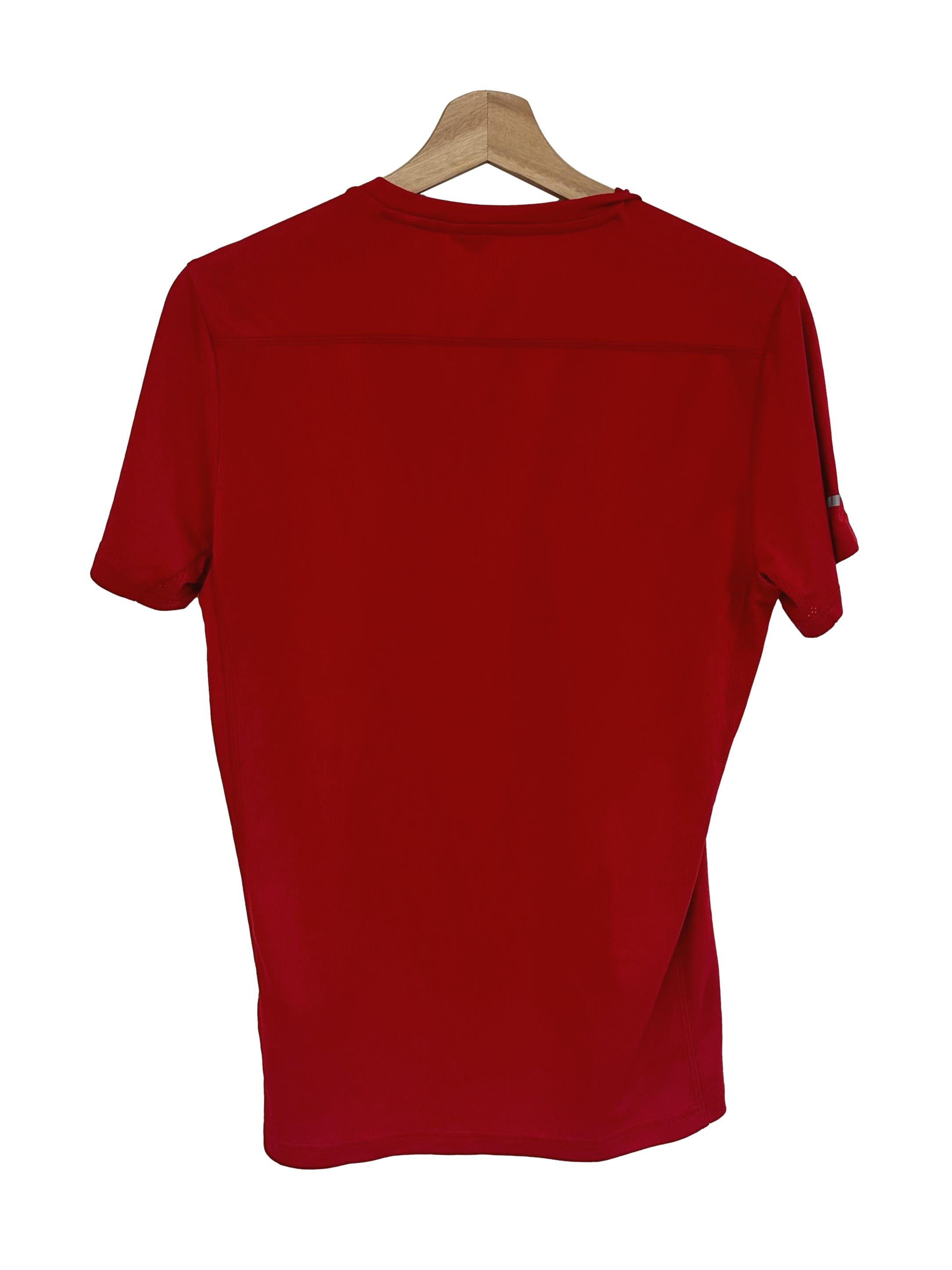Scarlet Red Line Logo Tee Top