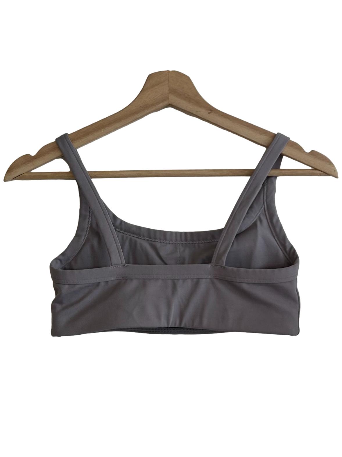 Heather Purple Sports Bra Top
