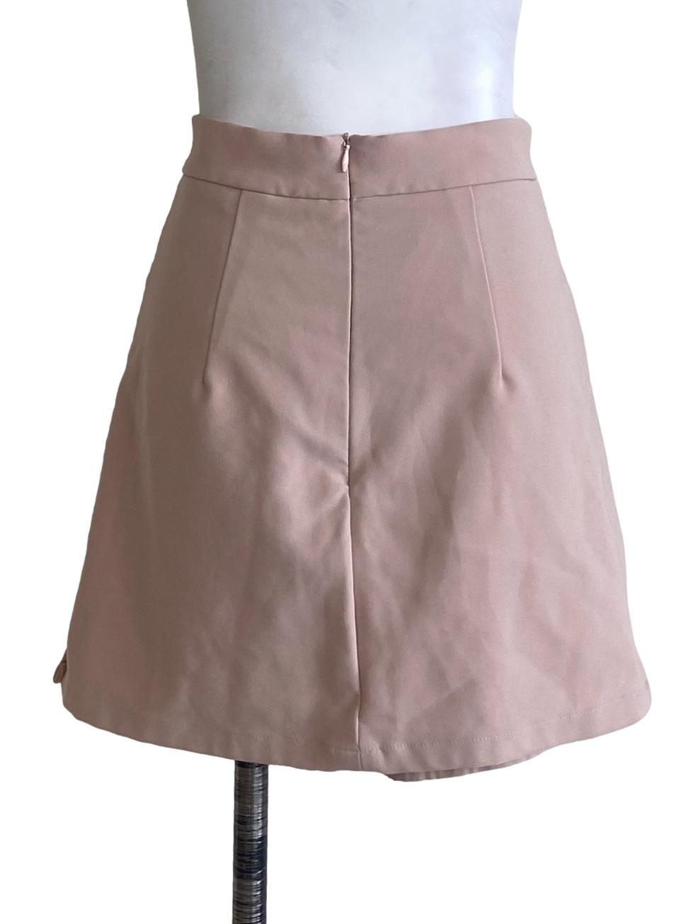 Coconut Beige Mini Skirt