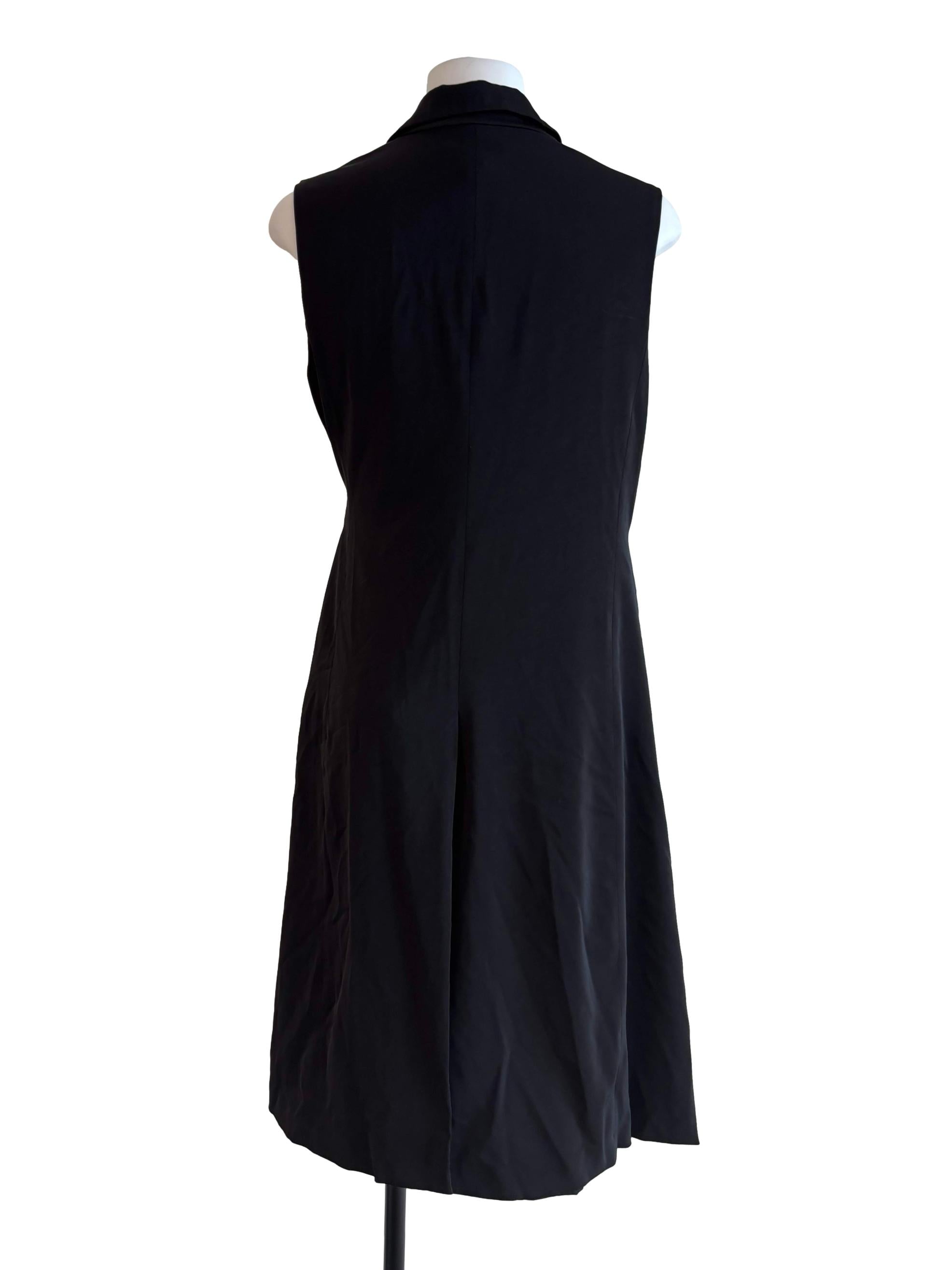Onyx Black A-Line Blazer Dress