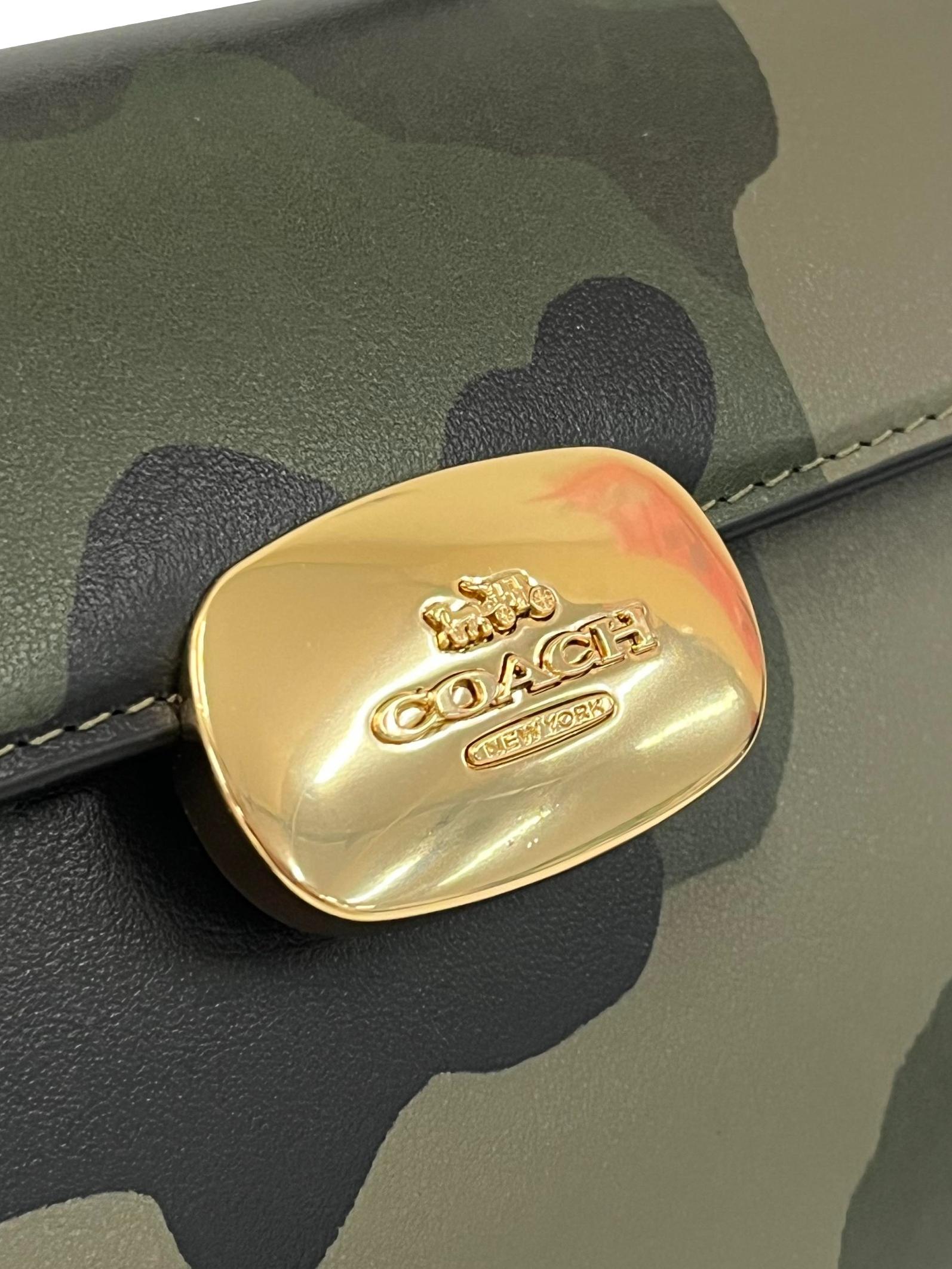 Dark Cypress Green Camouflage Print Eliza Mini Top Handle Bag