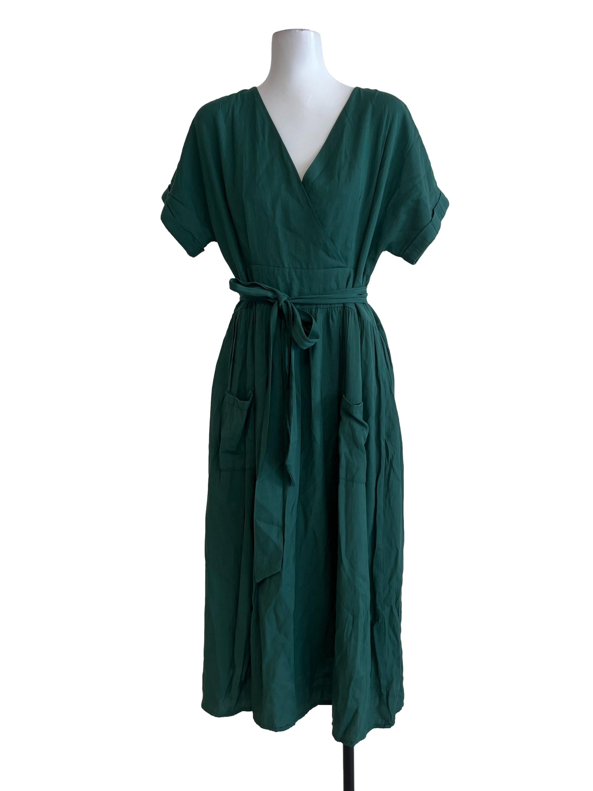 Emerald Green Shirt Dress