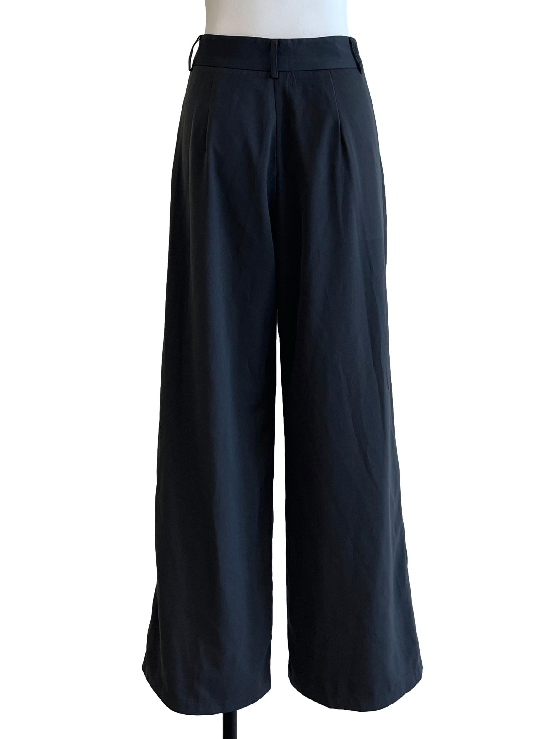 Ash Grey Straight Leg Pants