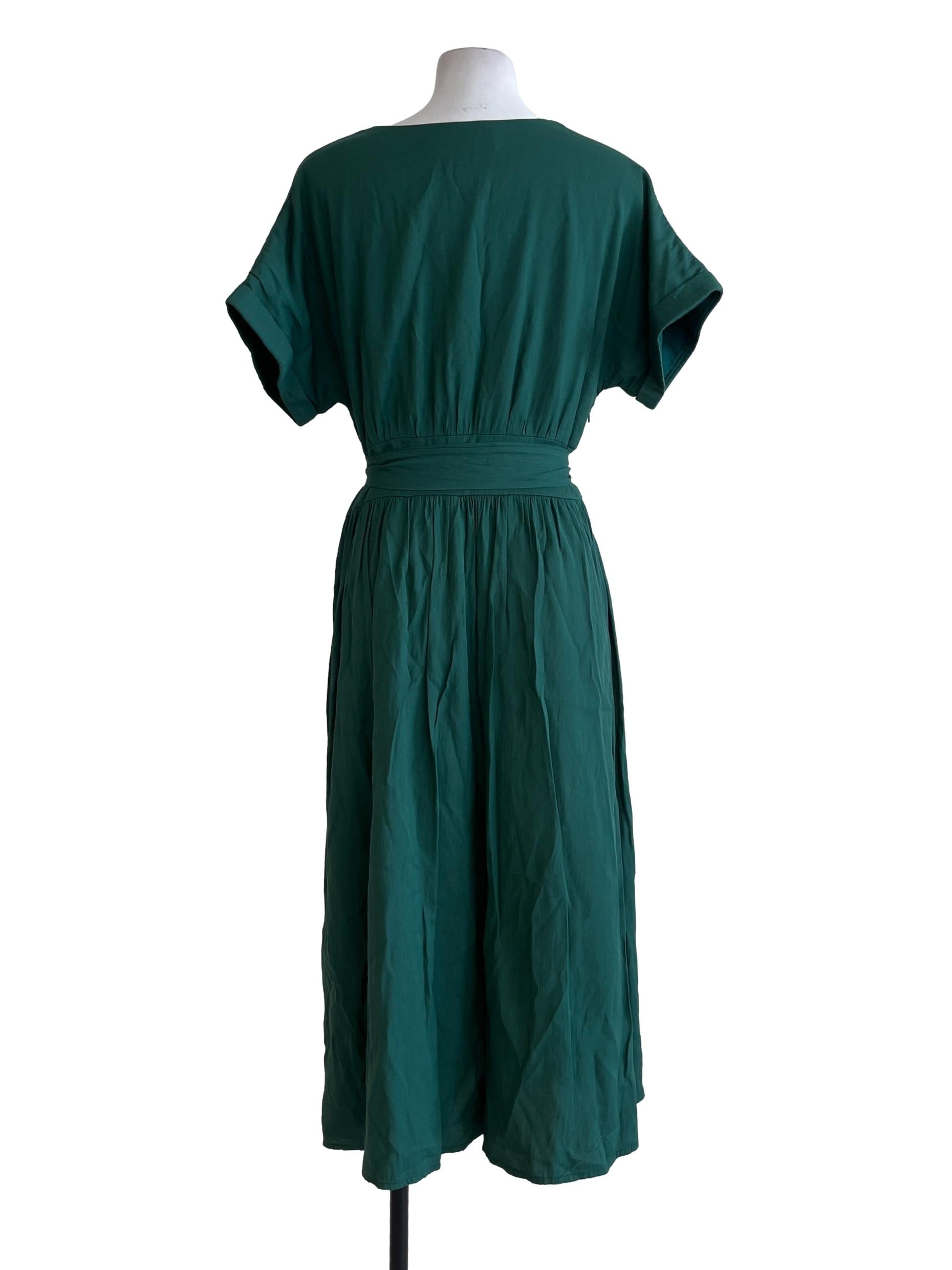 Emerald Green Shirt Dress