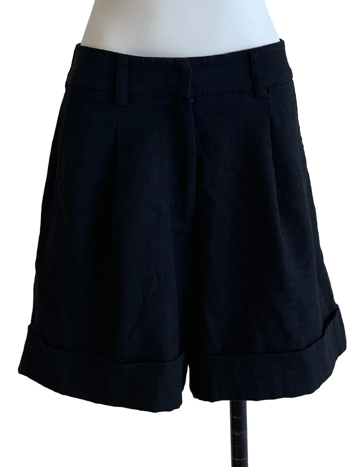 Pitch Black Back Pockets Shorts