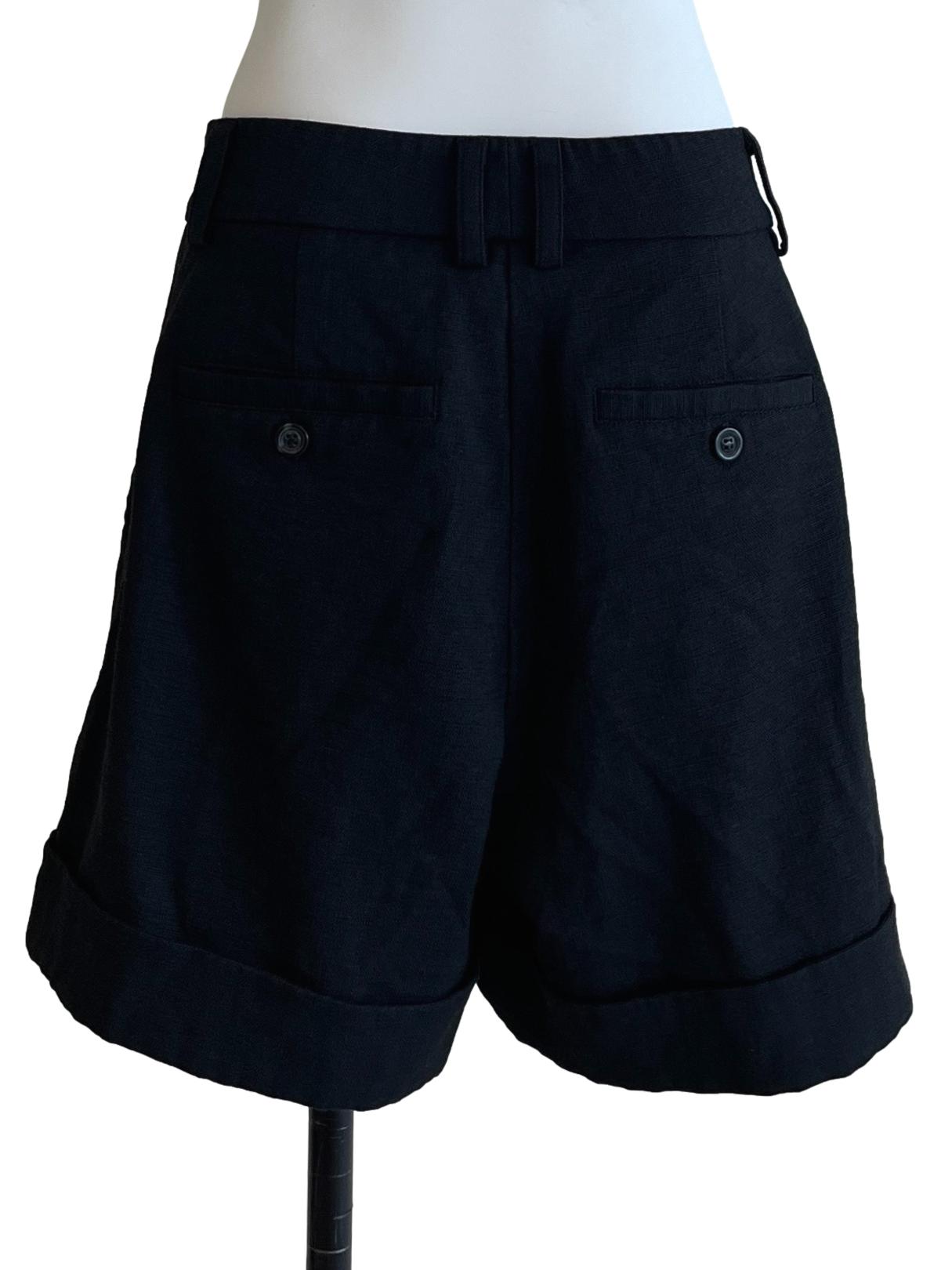 Pitch Black Back Pockets Shorts